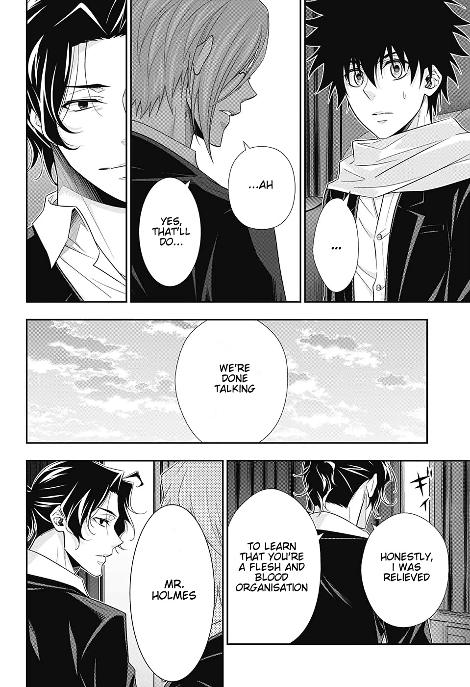 Yukoku no Moriarty Chapter 52 page 36 - Chapter 52: The Final Problem Act 5
