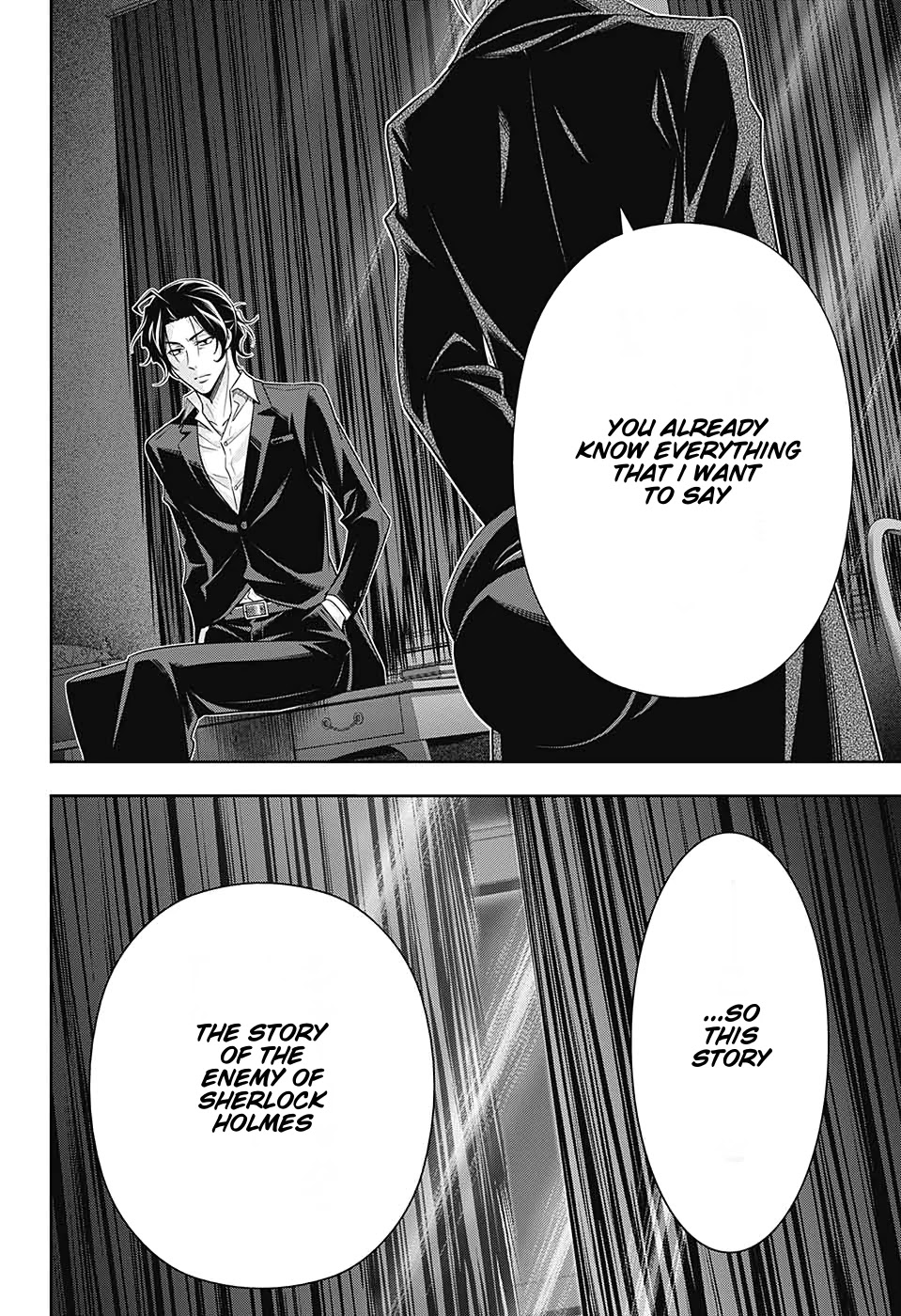 Yukoku no Moriarty Chapter 52 page 44 - Chapter 52: The Final Problem Act 5