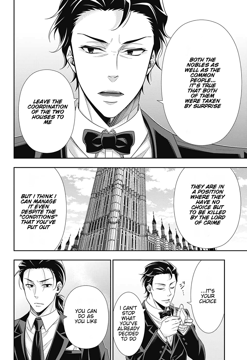Yukoku no Moriarty Chapter 52 page 6 - Chapter 52: The Final Problem Act 5