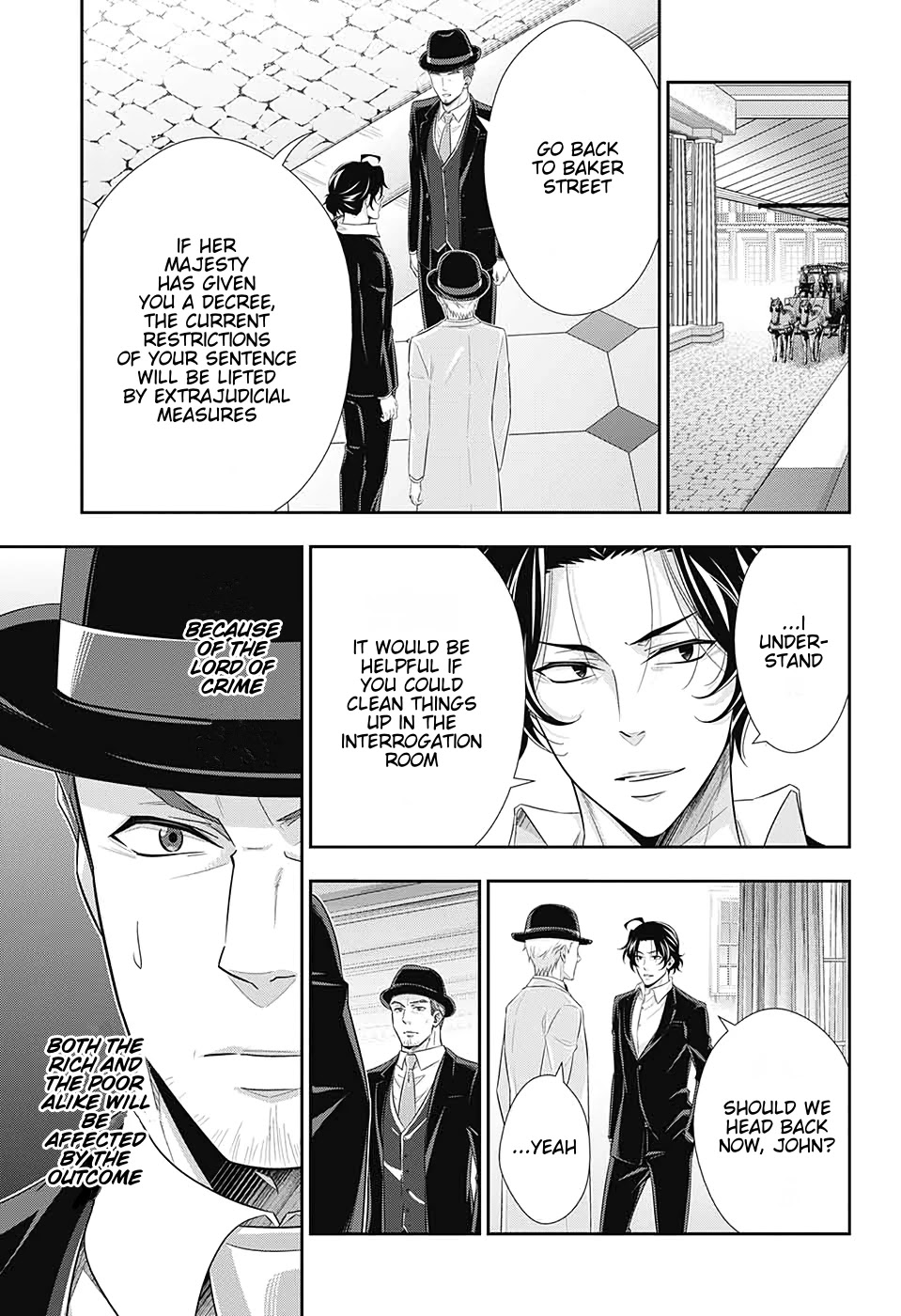 Yukoku no Moriarty Chapter 52 page 9 - Chapter 52: The Final Problem Act 5