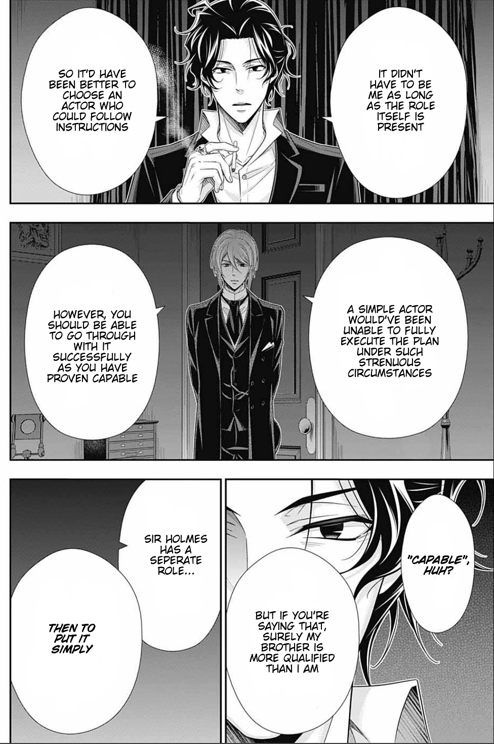 Yukoku no Moriarty Chapter 53 page 12 - Chapter 53: The Final Problem Act 6
