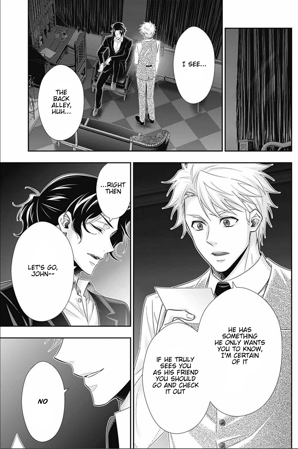 Yukoku no Moriarty Chapter 53 page 19 - Chapter 53: The Final Problem Act 6