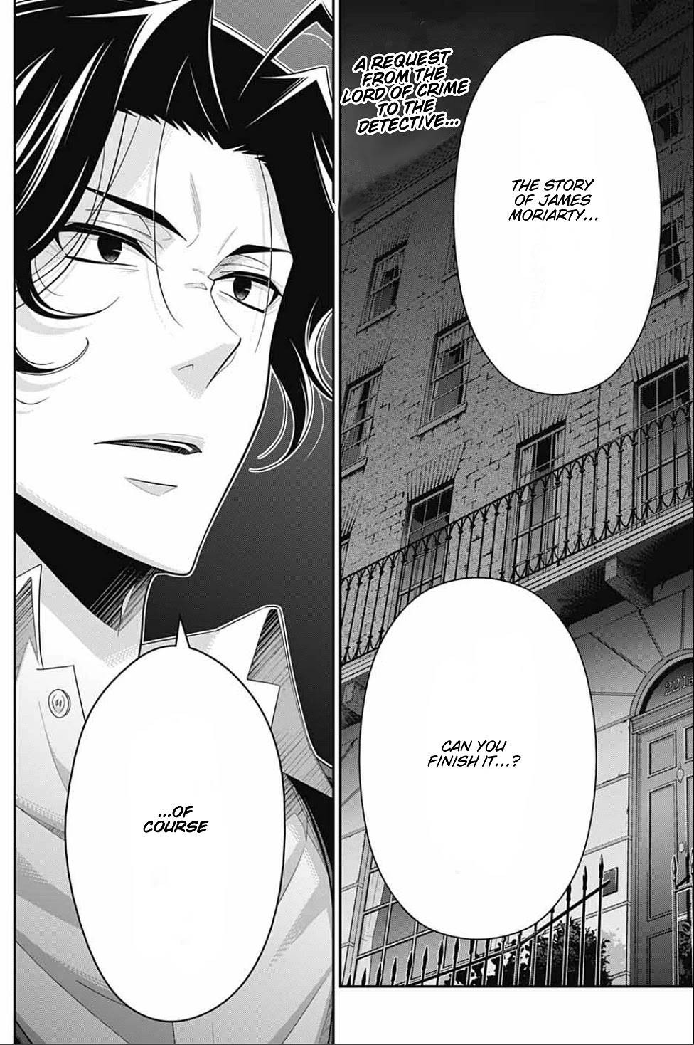 Yukoku no Moriarty Chapter 53 page 2 - Chapter 53: The Final Problem Act 6