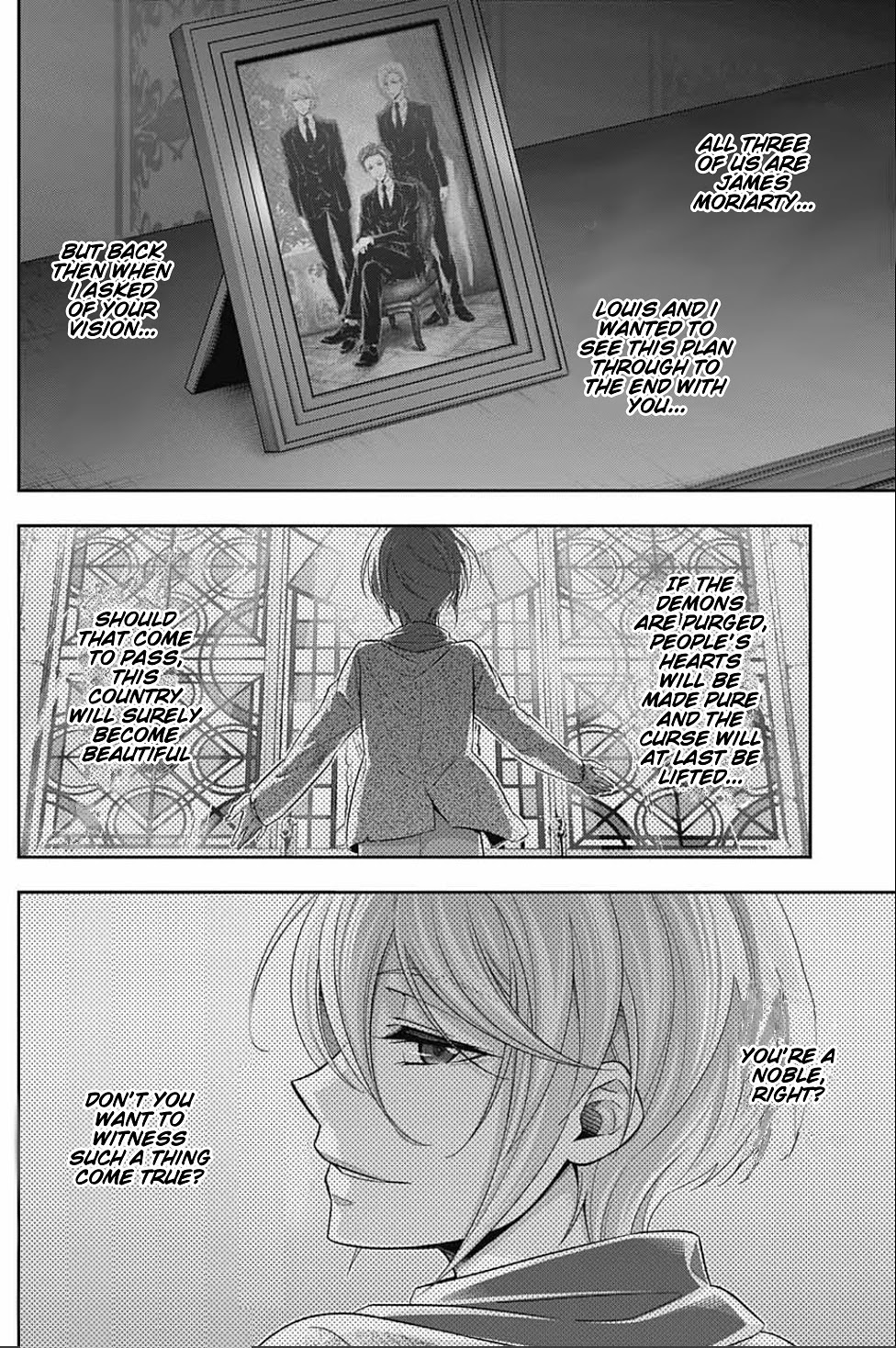 Yukoku no Moriarty Chapter 53 page 28 - Chapter 53: The Final Problem Act 6