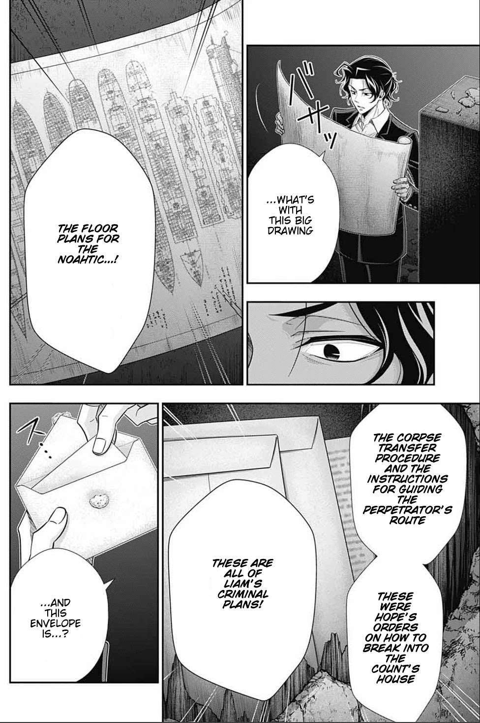 Yukoku no Moriarty Chapter 53 page 36 - Chapter 53: The Final Problem Act 6