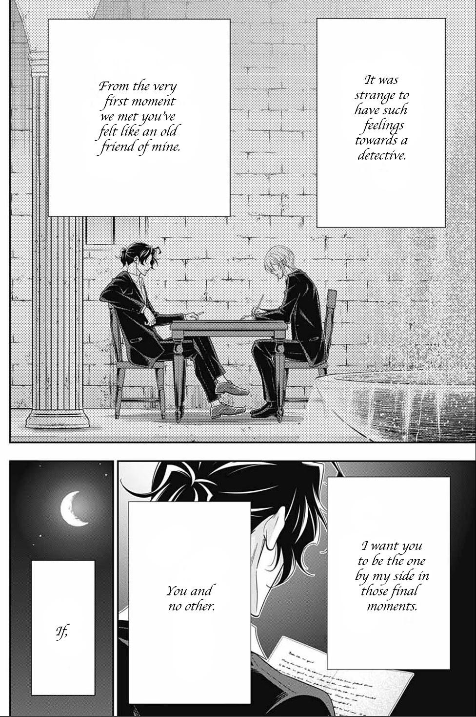 Yukoku no Moriarty Chapter 53 page 42 - Chapter 53: The Final Problem Act 6