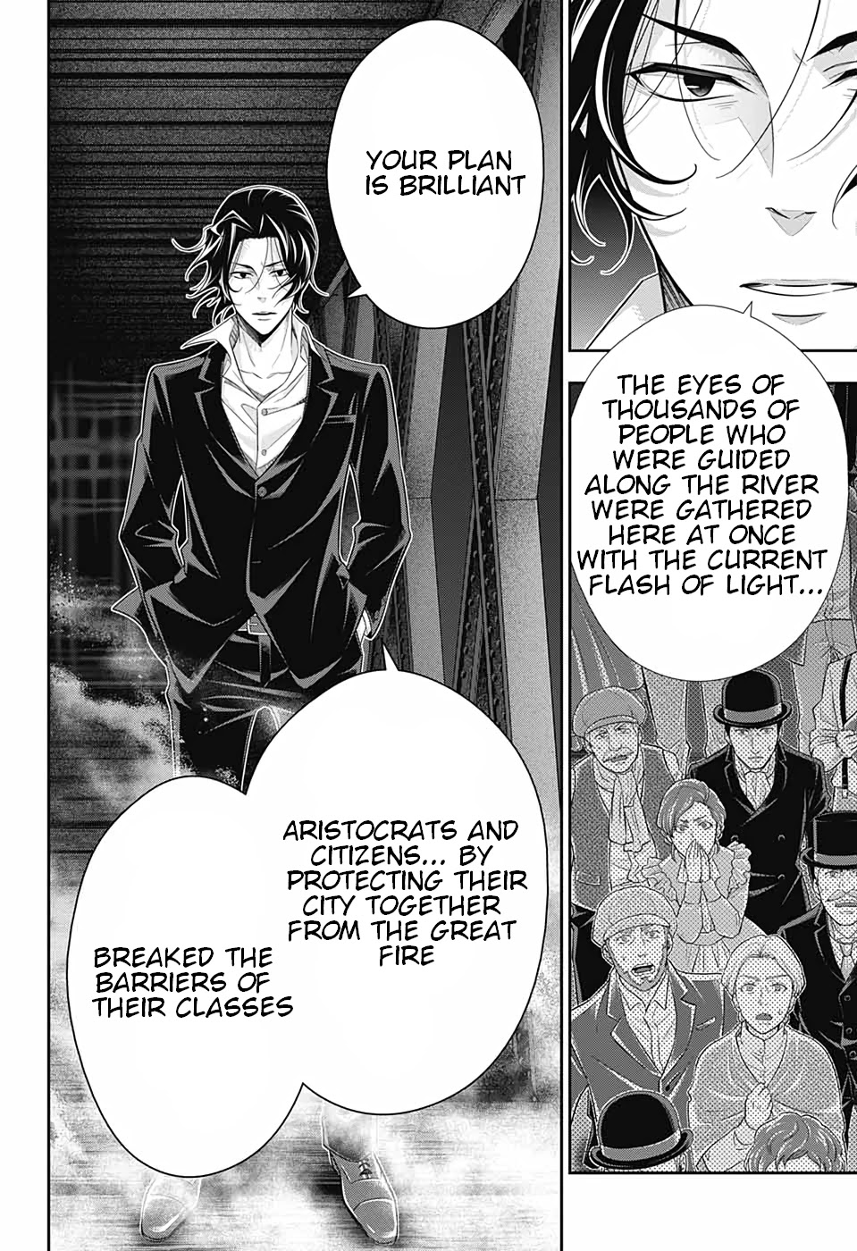 Yukoku no Moriarty Chapter 54 page 38 - Chapter 54: The Final Problem Act 7