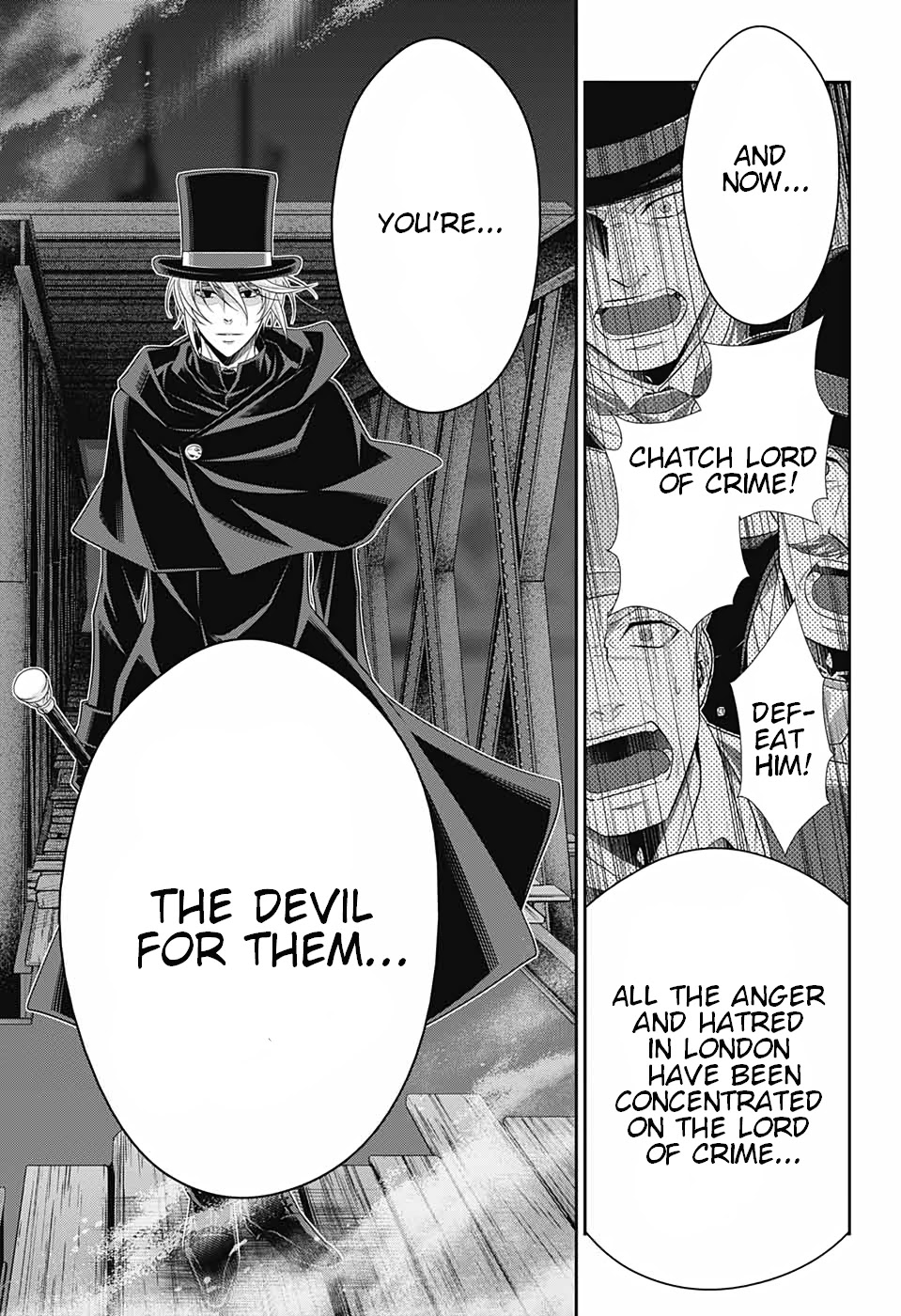 Yukoku no Moriarty Chapter 54 page 39 - Chapter 54: The Final Problem Act 7