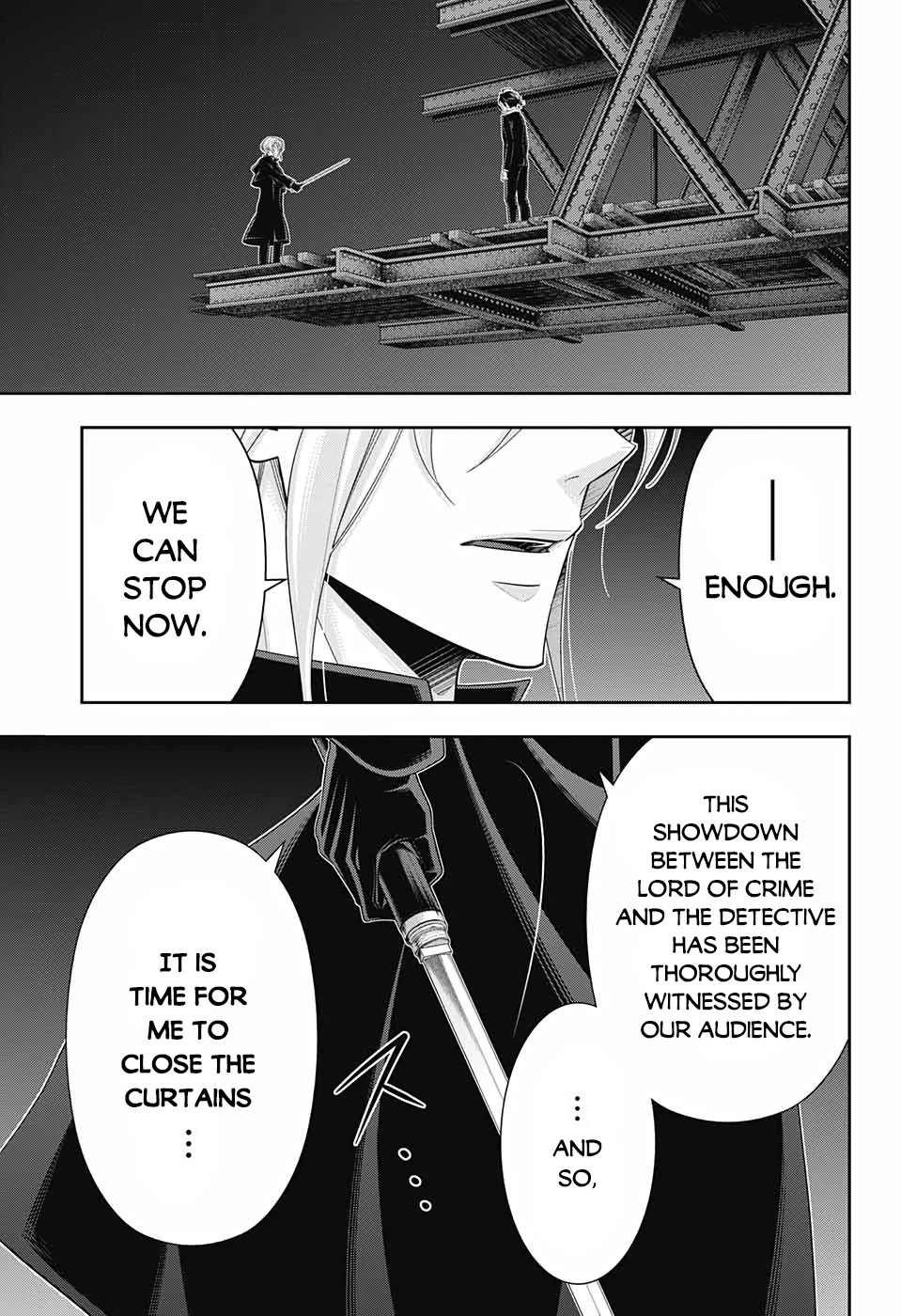 Yukoku no Moriarty Chapter 55 page 19 - Chapter 55: The Final Problem Act 8