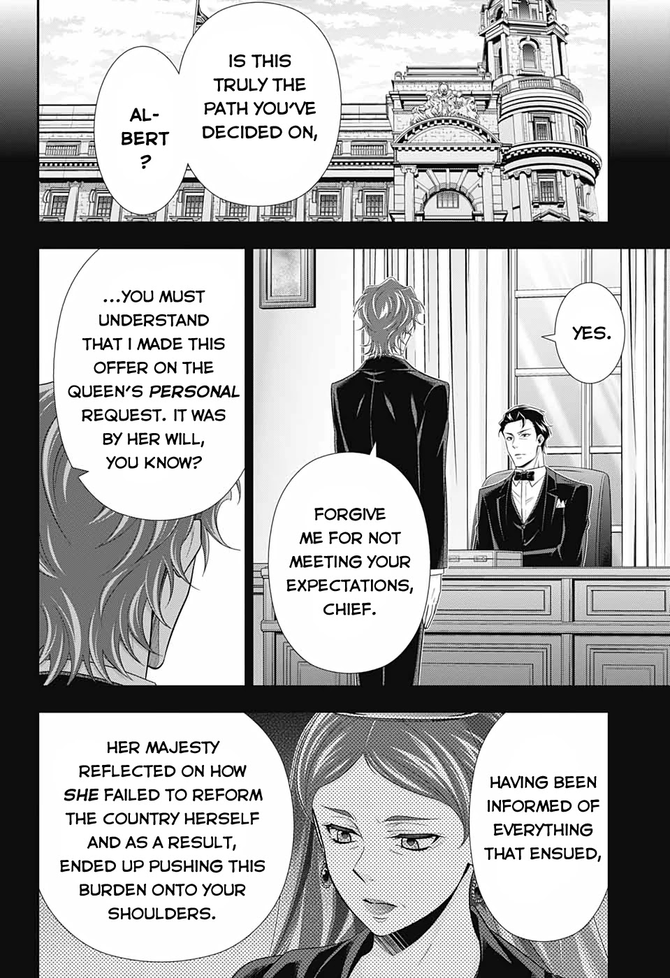 Yukoku no Moriarty Chapter 56 page 12 - Chapter 56: The Final Problem Act 9