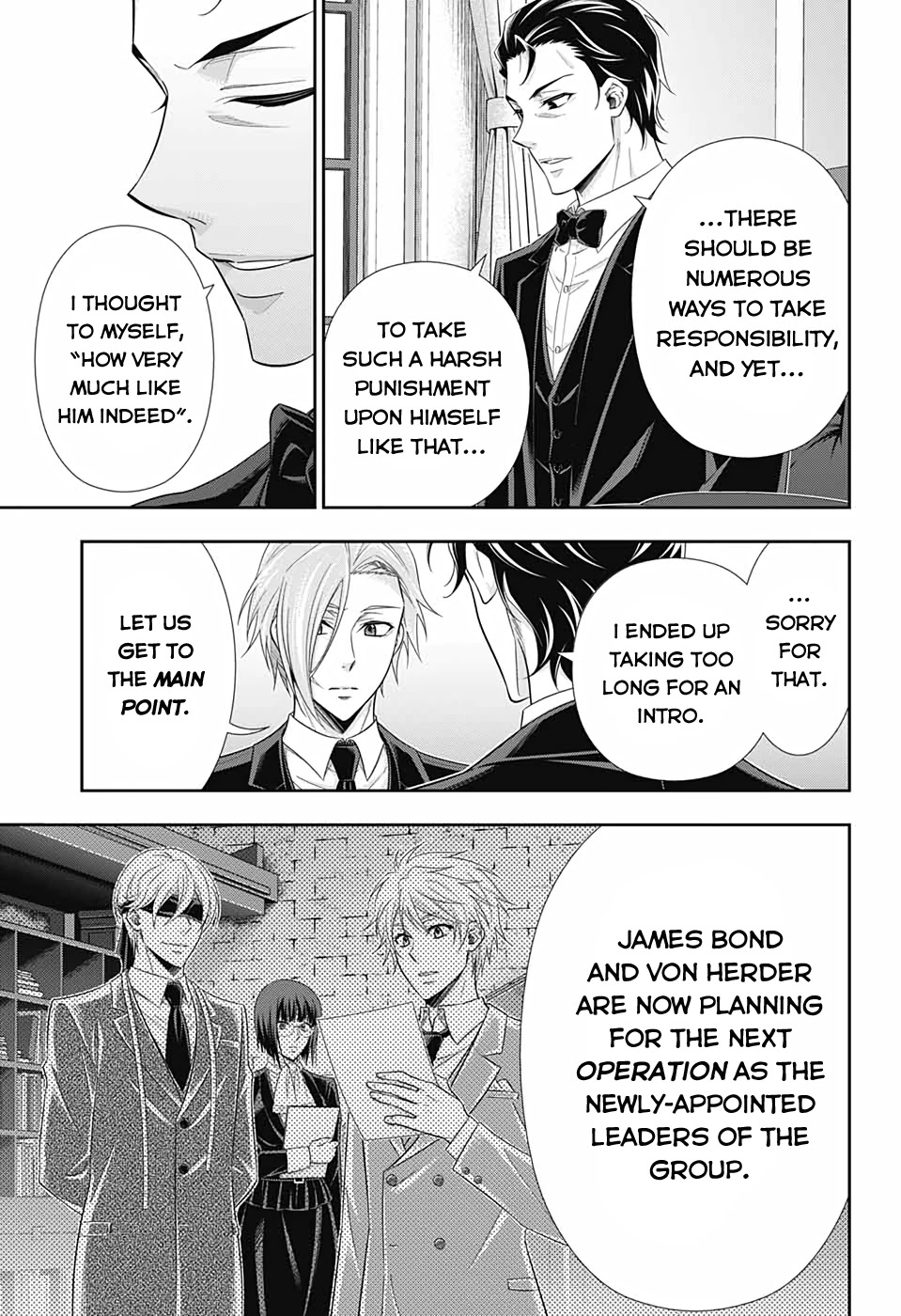 Yukoku no Moriarty Chapter 56 page 15 - Chapter 56: The Final Problem Act 9