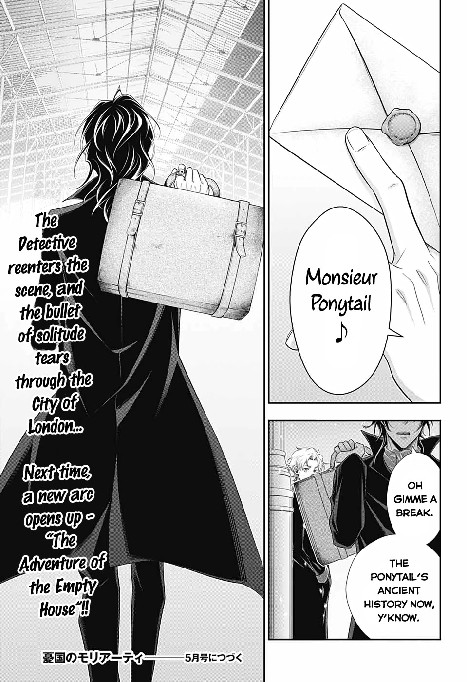 Yukoku no Moriarty Chapter 56 page 25 - Chapter 56: The Final Problem Act 9