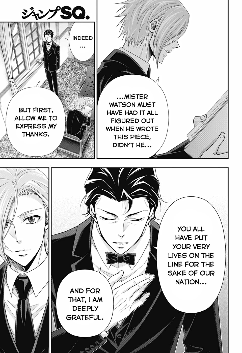 Yukoku no Moriarty Chapter 56 page 7 - Chapter 56: The Final Problem Act 9