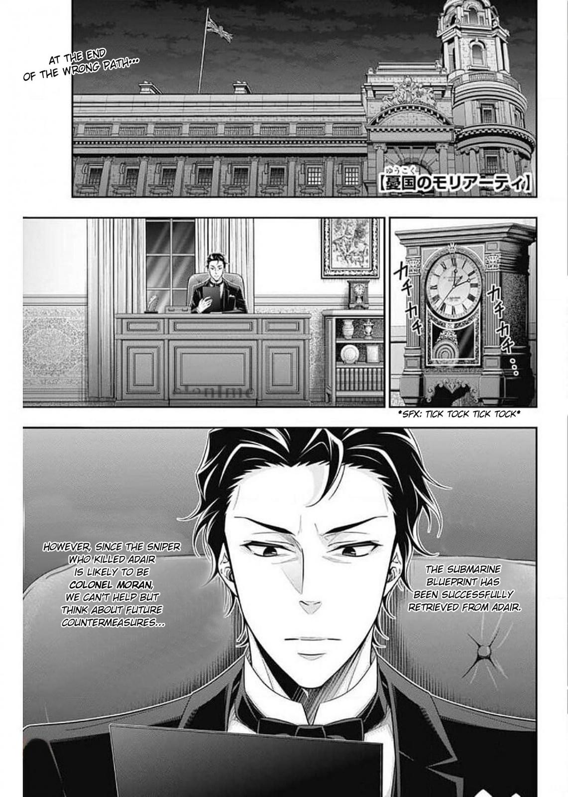 Yukoku no Moriarty Chapter 58 page 1 - Chapter 58
