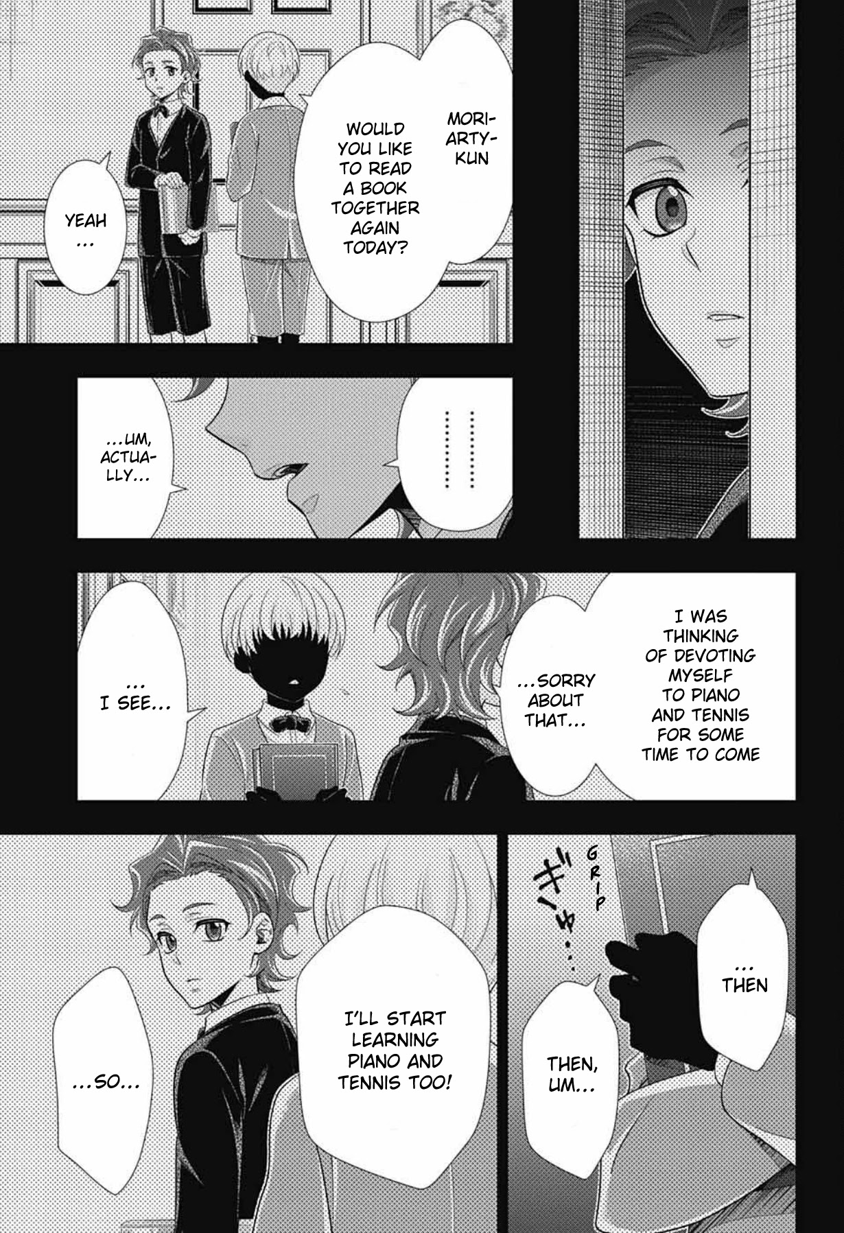 Yukoku no Moriarty Chapter 62 page 13 - Chapter 62: The Adventure of the Empty Hearts, Act 6