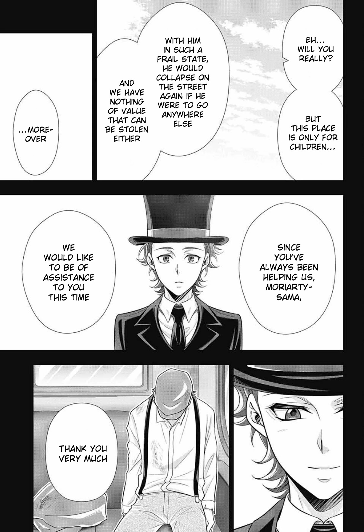 Yukoku no Moriarty Chapter 62 page 29 - Chapter 62: The Adventure of the Empty Hearts, Act 6