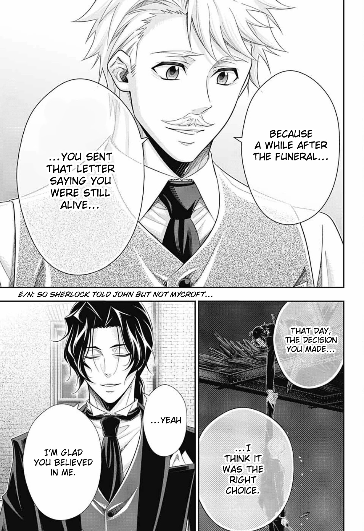 Yukoku no Moriarty Chapter 64 page 34 - Chapter 64: The Adventure of the Empty Hearts, Act 8