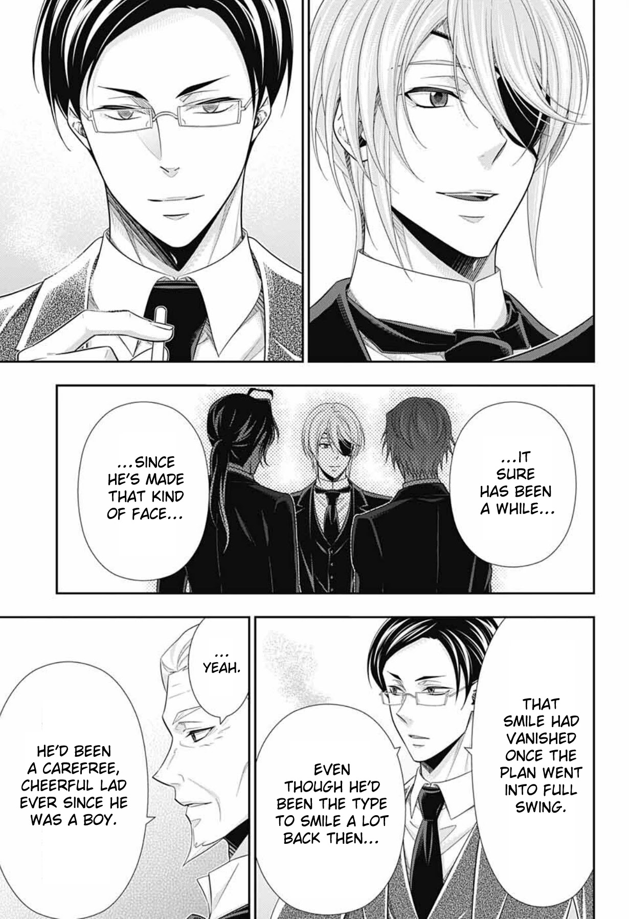 Yukoku no Moriarty Chapter 66 page 14 - Chapter 66: Unforgiven & Thanksgiving