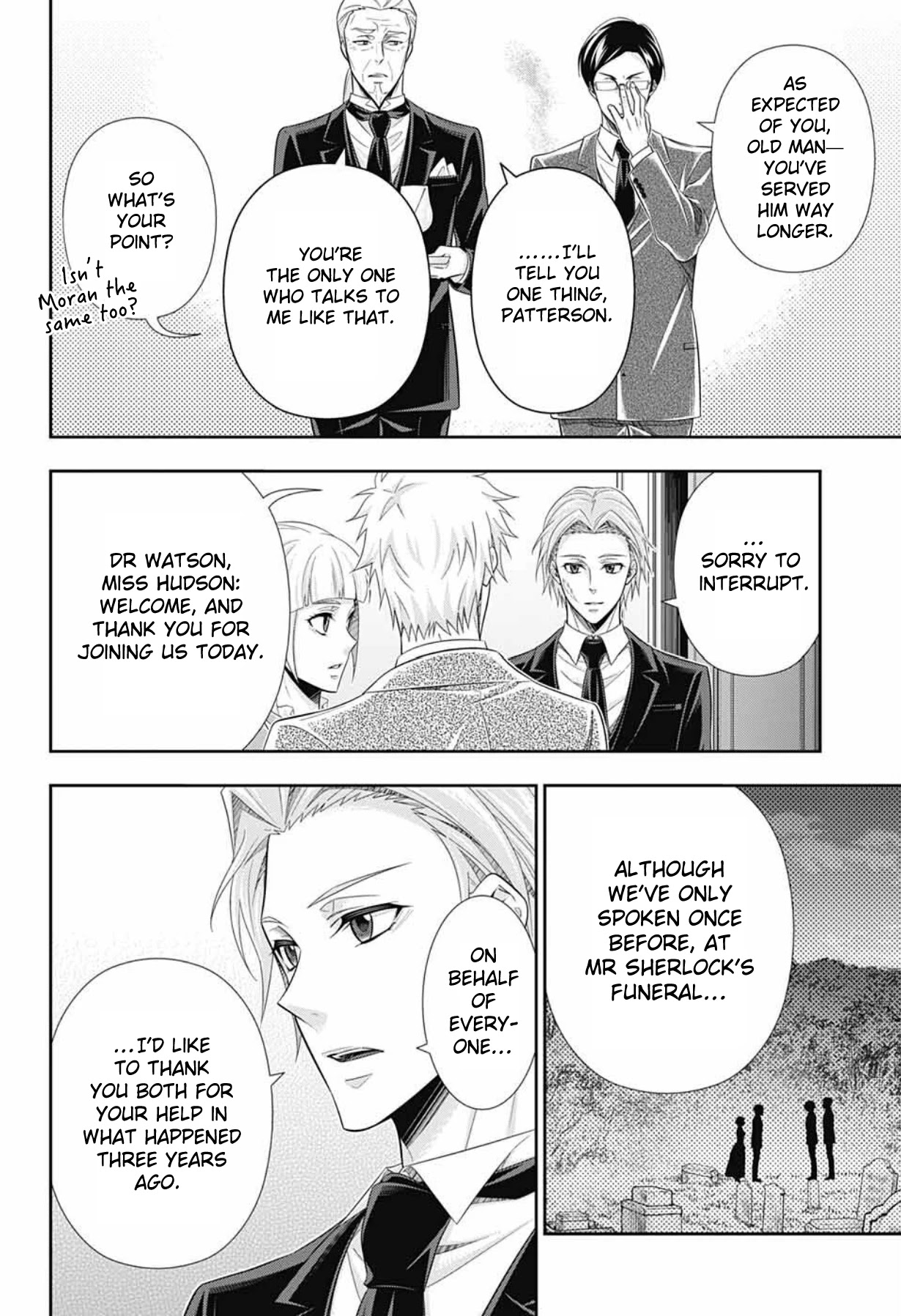 Yukoku no Moriarty Chapter 66 page 15 - Chapter 66: Unforgiven & Thanksgiving