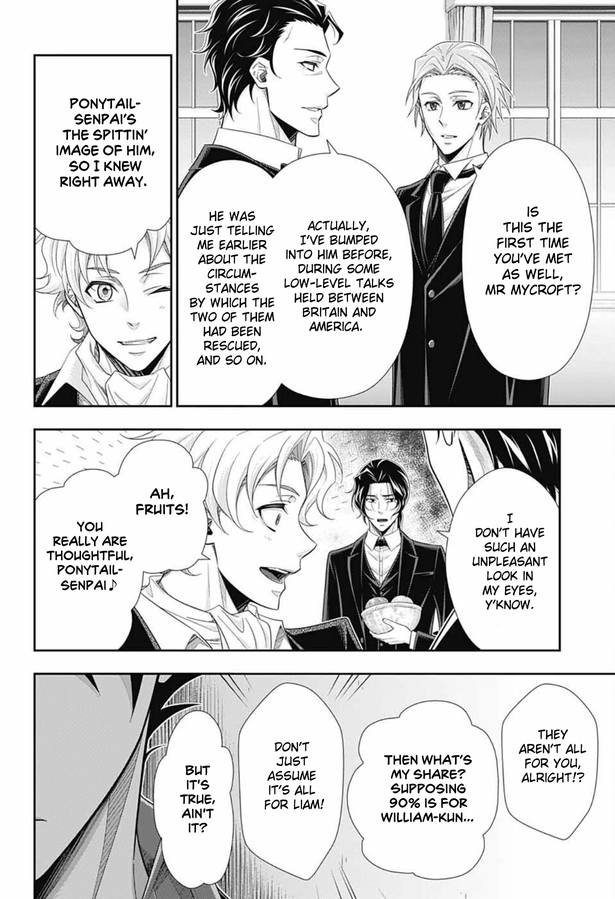 Yukoku no Moriarty Chapter 66 page 19 - Chapter 66: Unforgiven & Thanksgiving