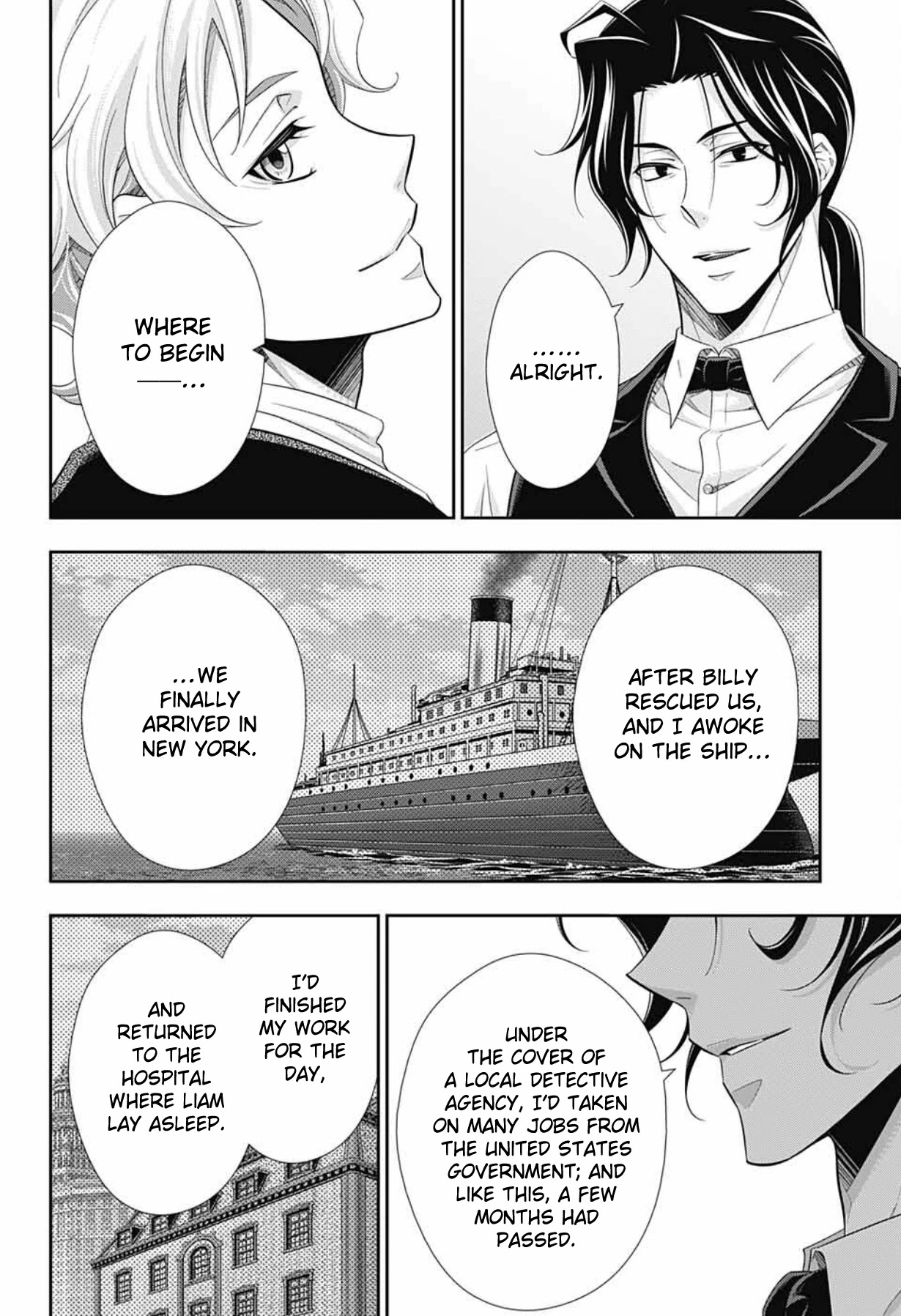 Yukoku no Moriarty Chapter 66 page 39 - Chapter 66: Unforgiven & Thanksgiving