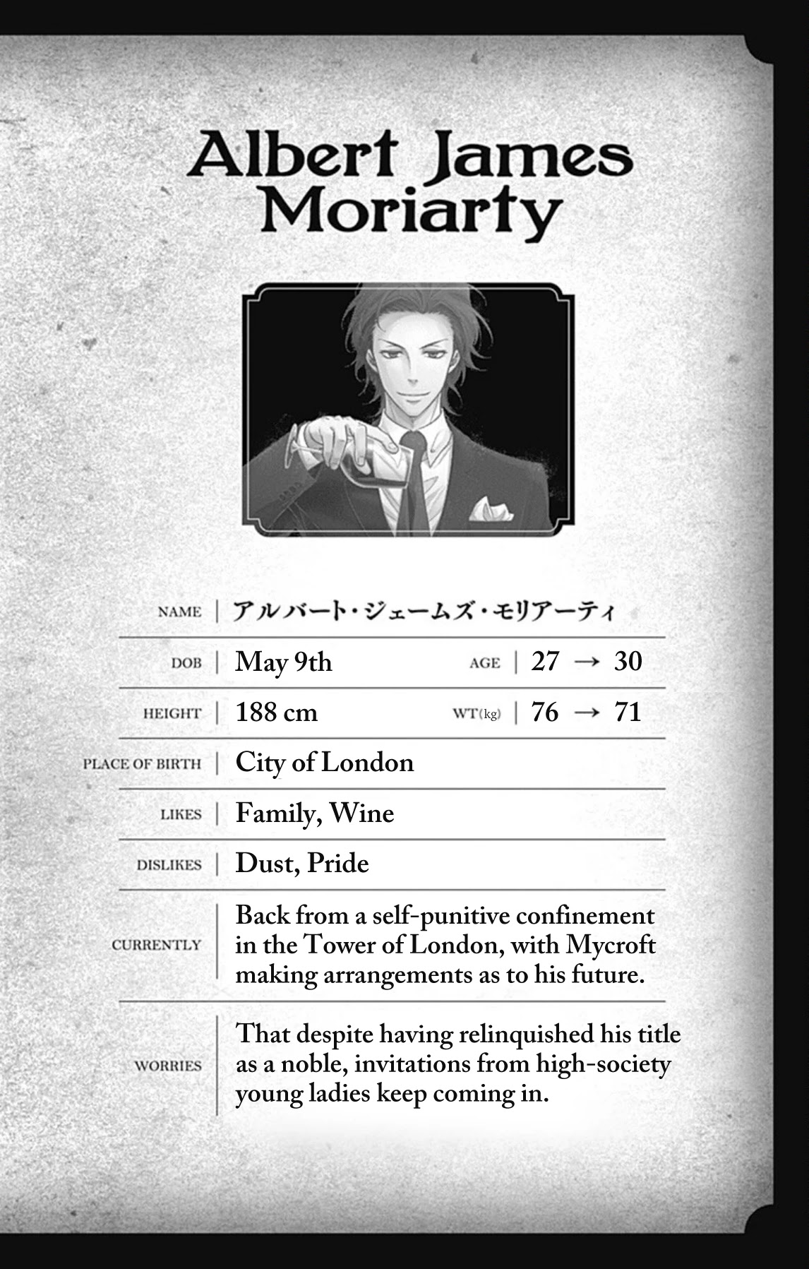 Yukoku no Moriarty Chapter 68.5 page 14 - Chapter 68.5: Volume 17 Extras