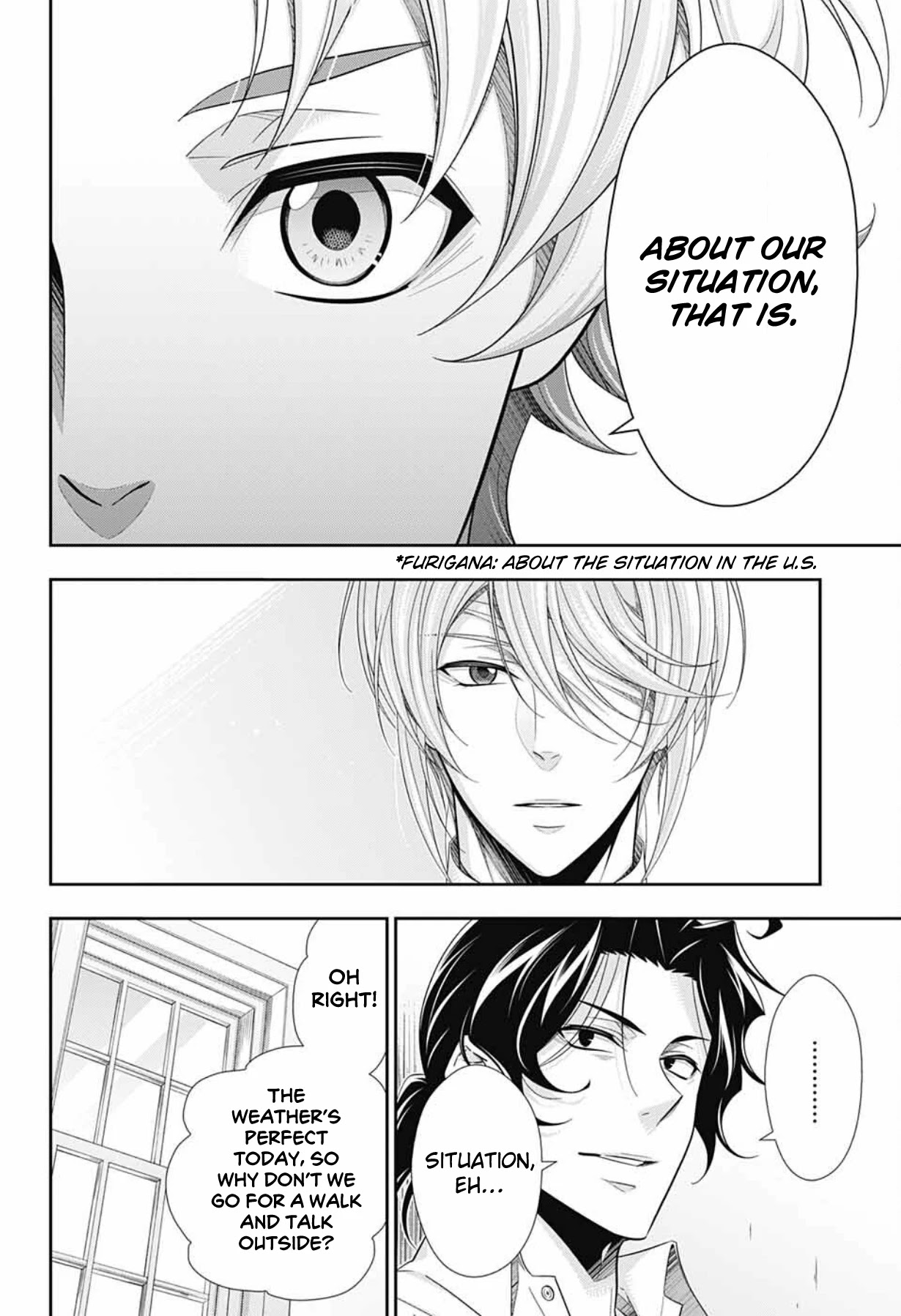 Yukoku no Moriarty Chapter 68 page 17 - Chapter 68: The Valley of Fellows, Act 2