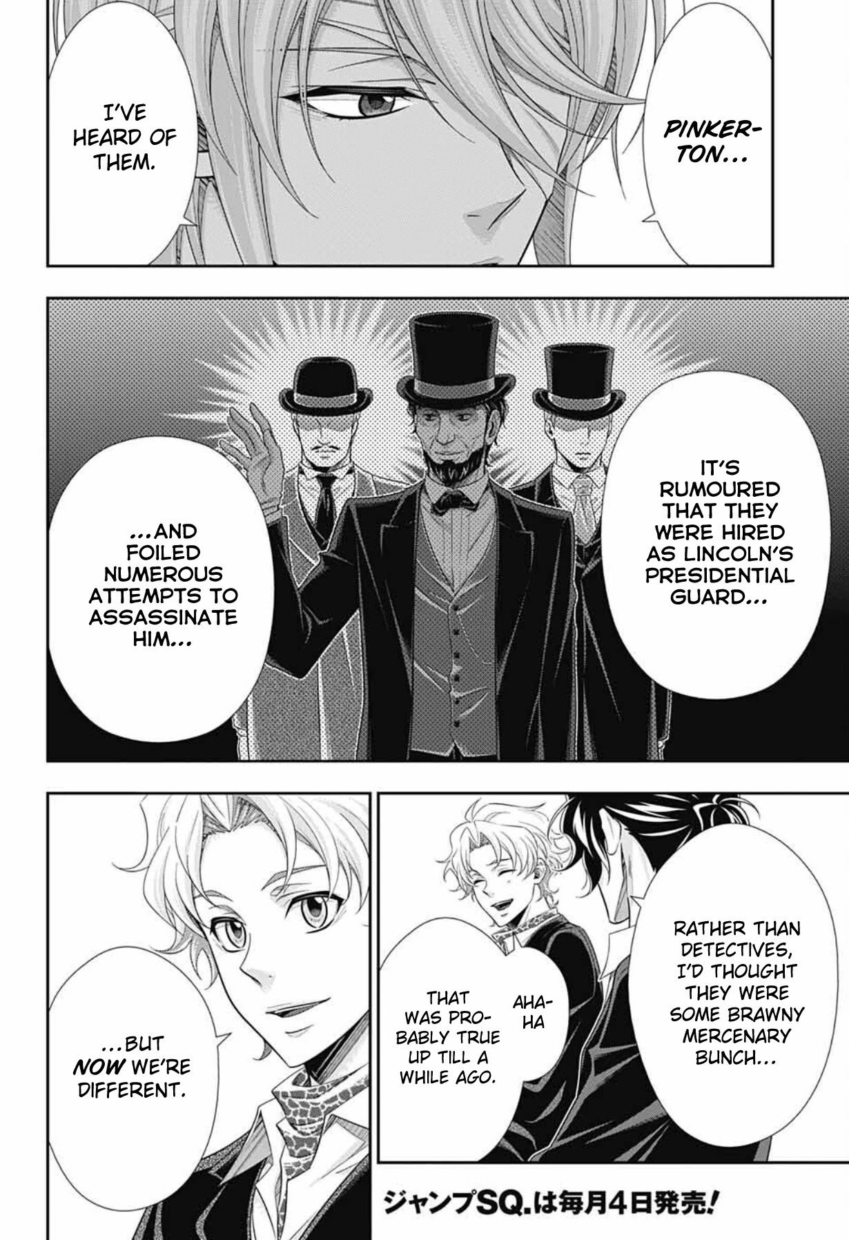Yukoku no Moriarty Chapter 68 page 19 - Chapter 68: The Valley of Fellows, Act 2
