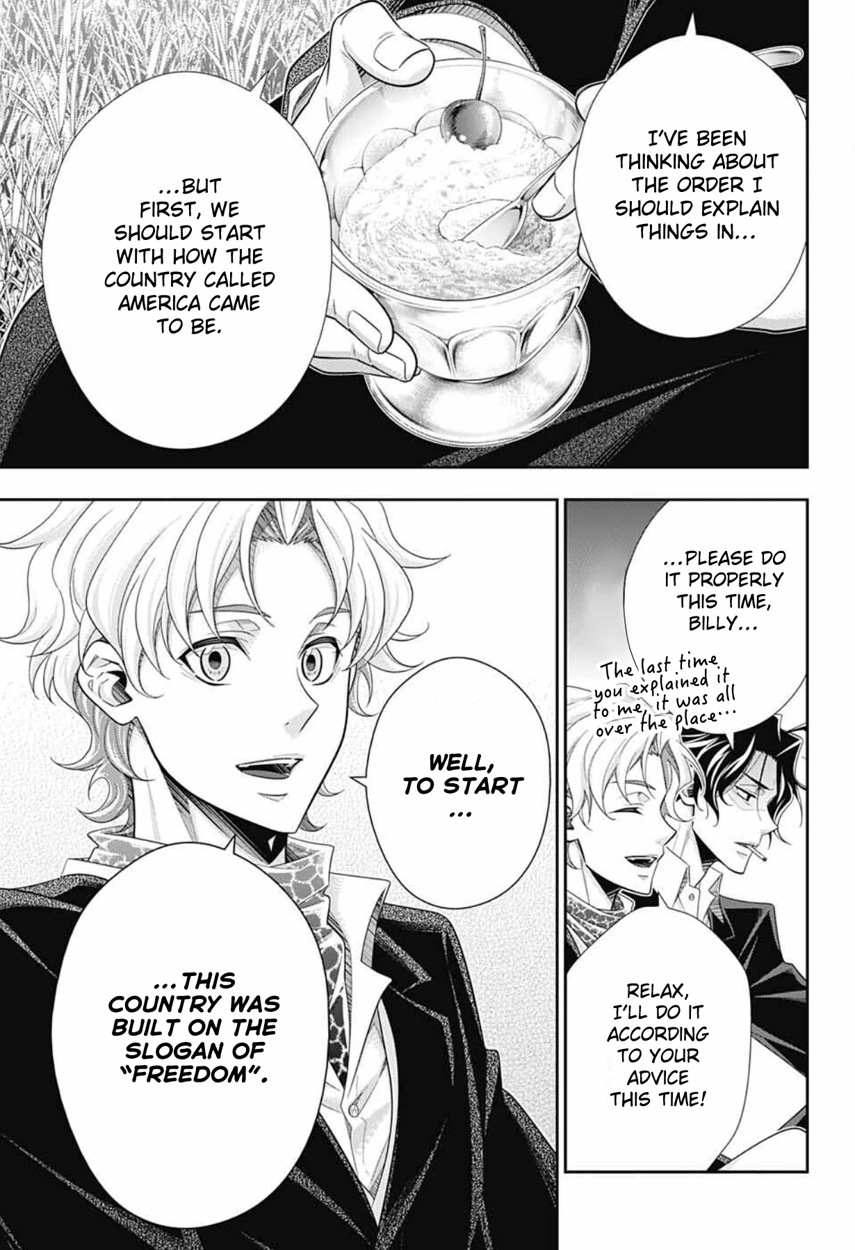 Yukoku no Moriarty Chapter 68 page 20 - Chapter 68: The Valley of Fellows, Act 2