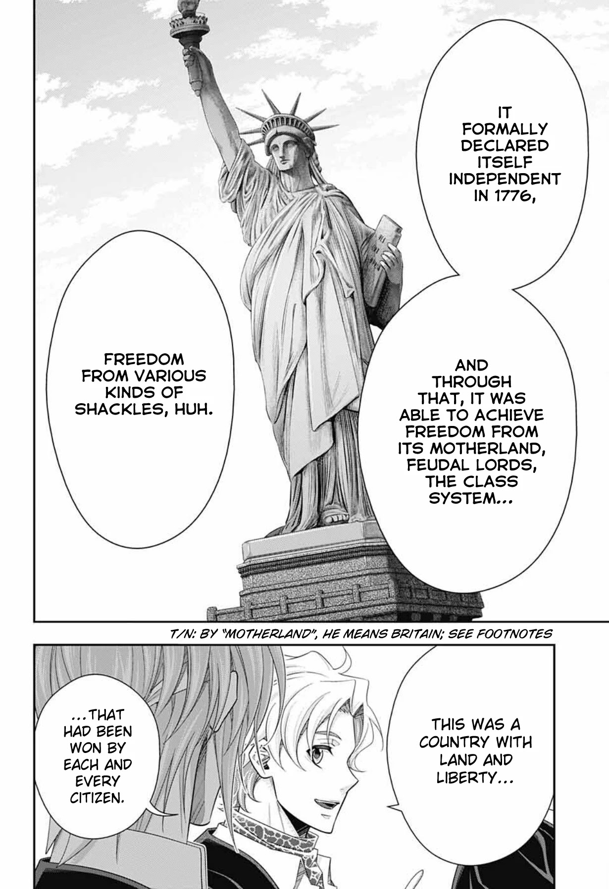 Yukoku no Moriarty Chapter 68 page 21 - Chapter 68: The Valley of Fellows, Act 2