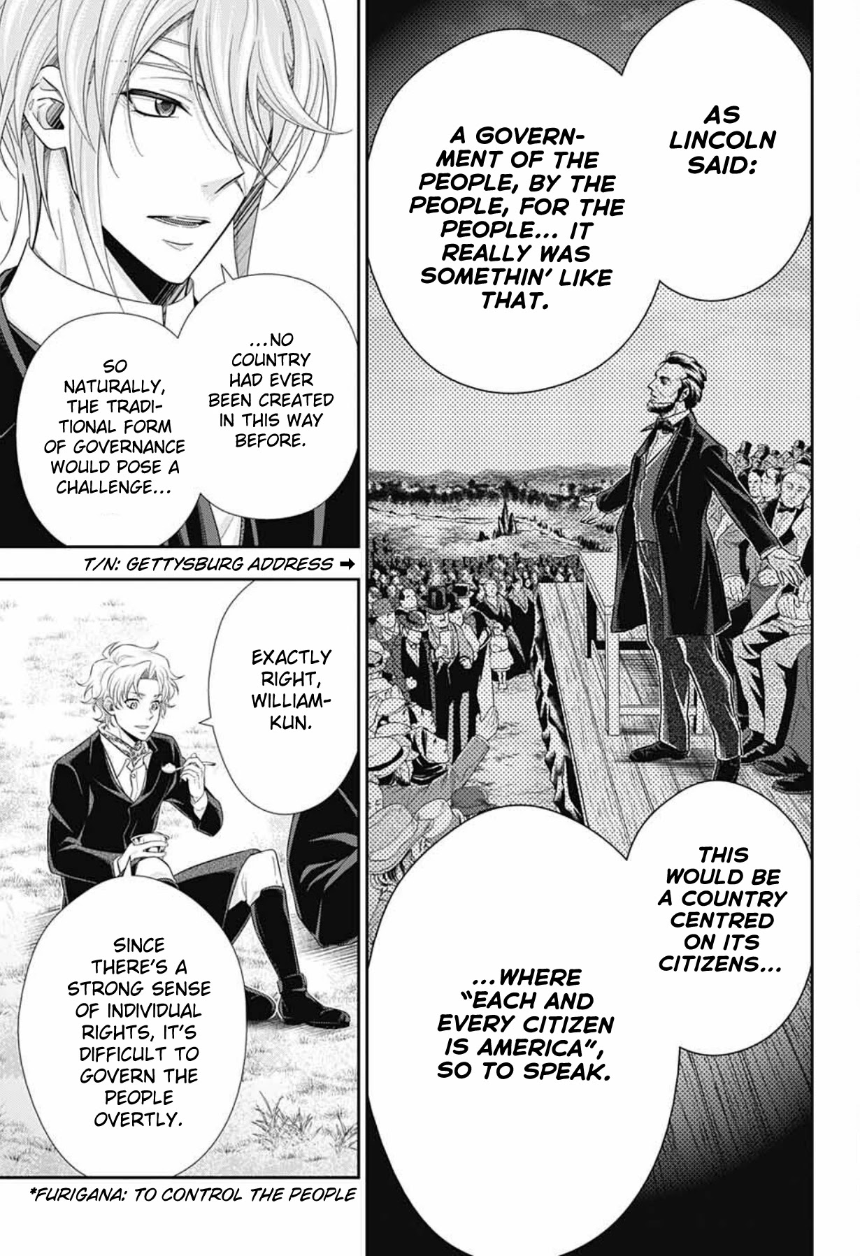 Yukoku no Moriarty Chapter 68 page 22 - Chapter 68: The Valley of Fellows, Act 2