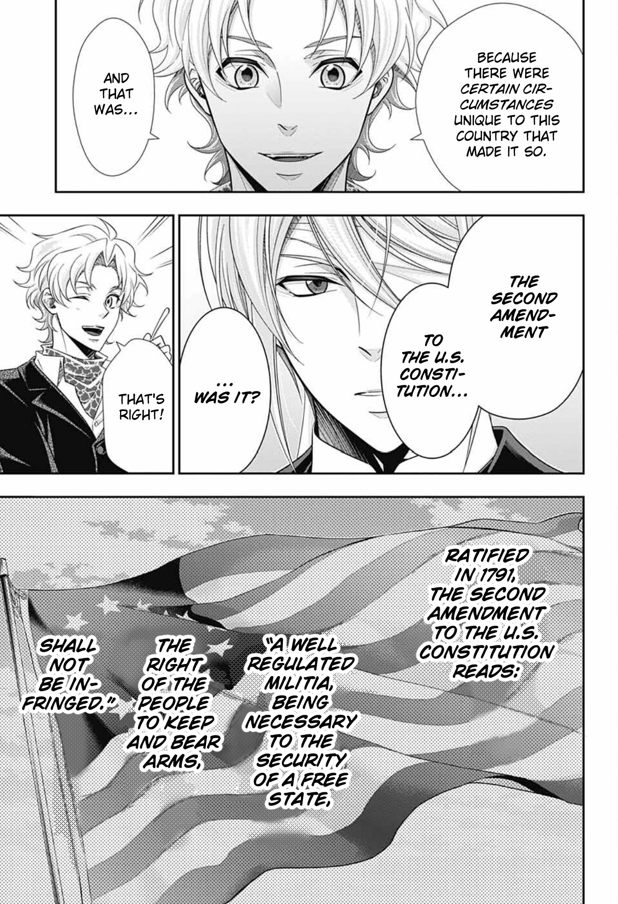 Yukoku no Moriarty Chapter 68 page 24 - Chapter 68: The Valley of Fellows, Act 2