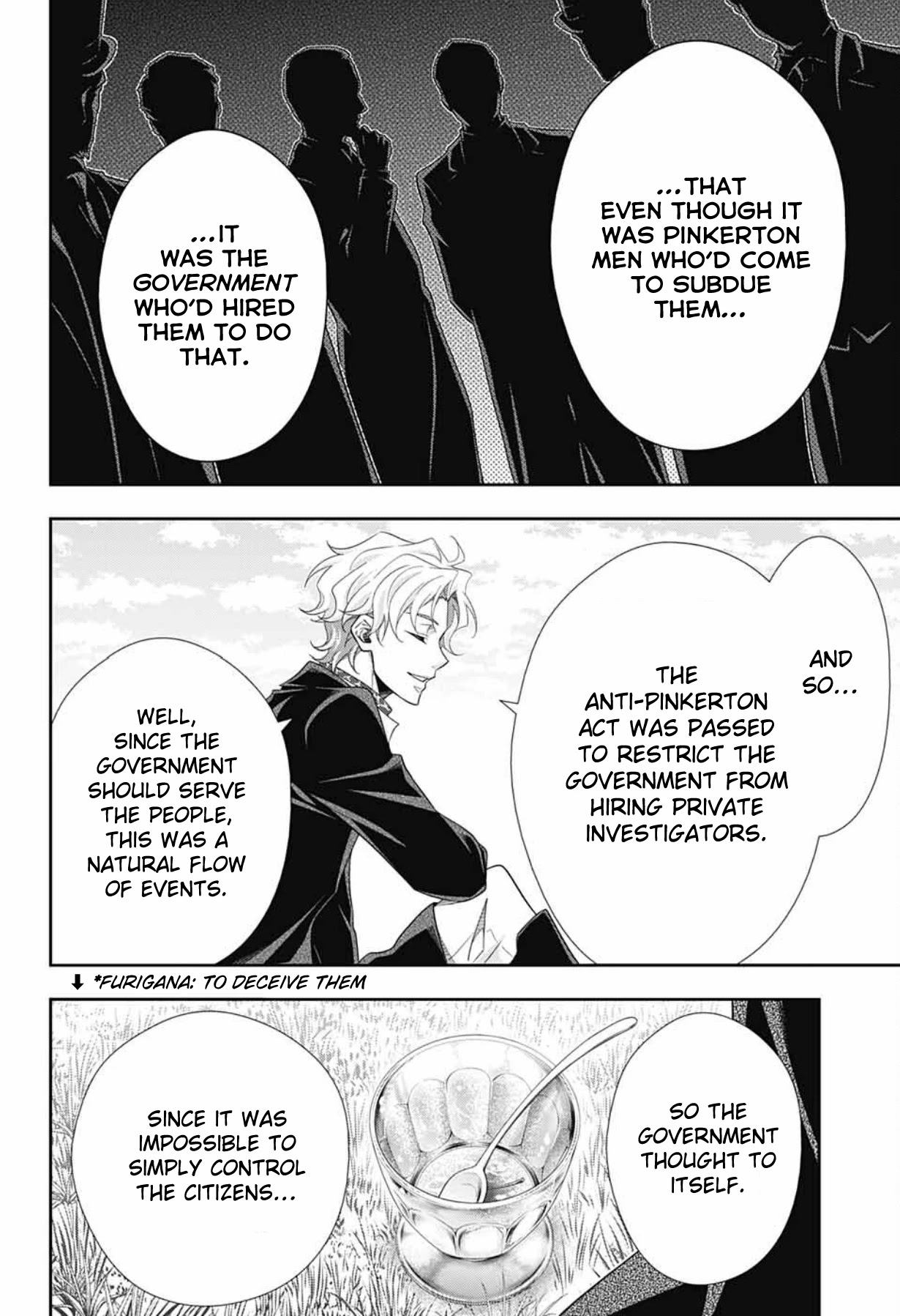 Yukoku no Moriarty Chapter 68 page 27 - Chapter 68: The Valley of Fellows, Act 2