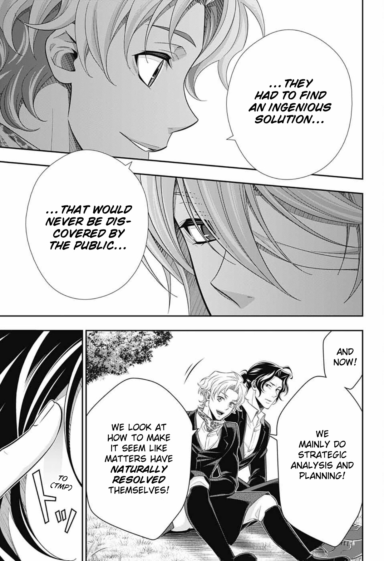 Yukoku no Moriarty Chapter 68 page 28 - Chapter 68: The Valley of Fellows, Act 2