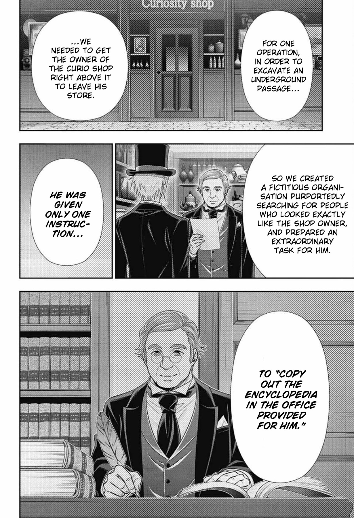 Yukoku no Moriarty Chapter 68 page 35 - Chapter 68: The Valley of Fellows, Act 2