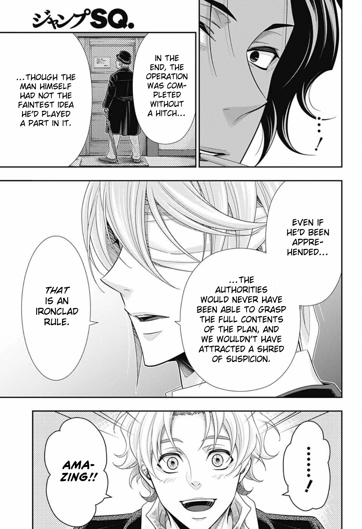Yukoku no Moriarty Chapter 68 page 36 - Chapter 68: The Valley of Fellows, Act 2