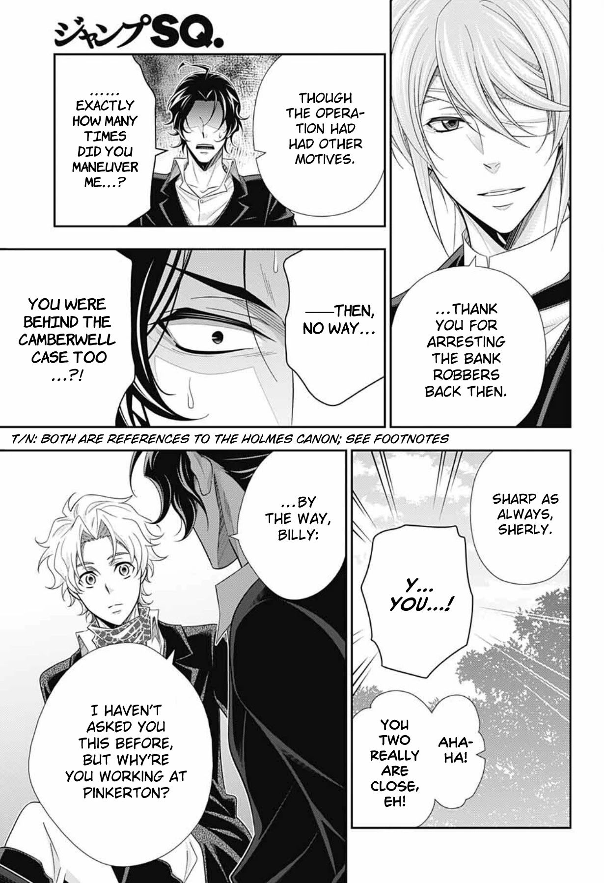 Yukoku no Moriarty Chapter 68 page 38 - Chapter 68: The Valley of Fellows, Act 2