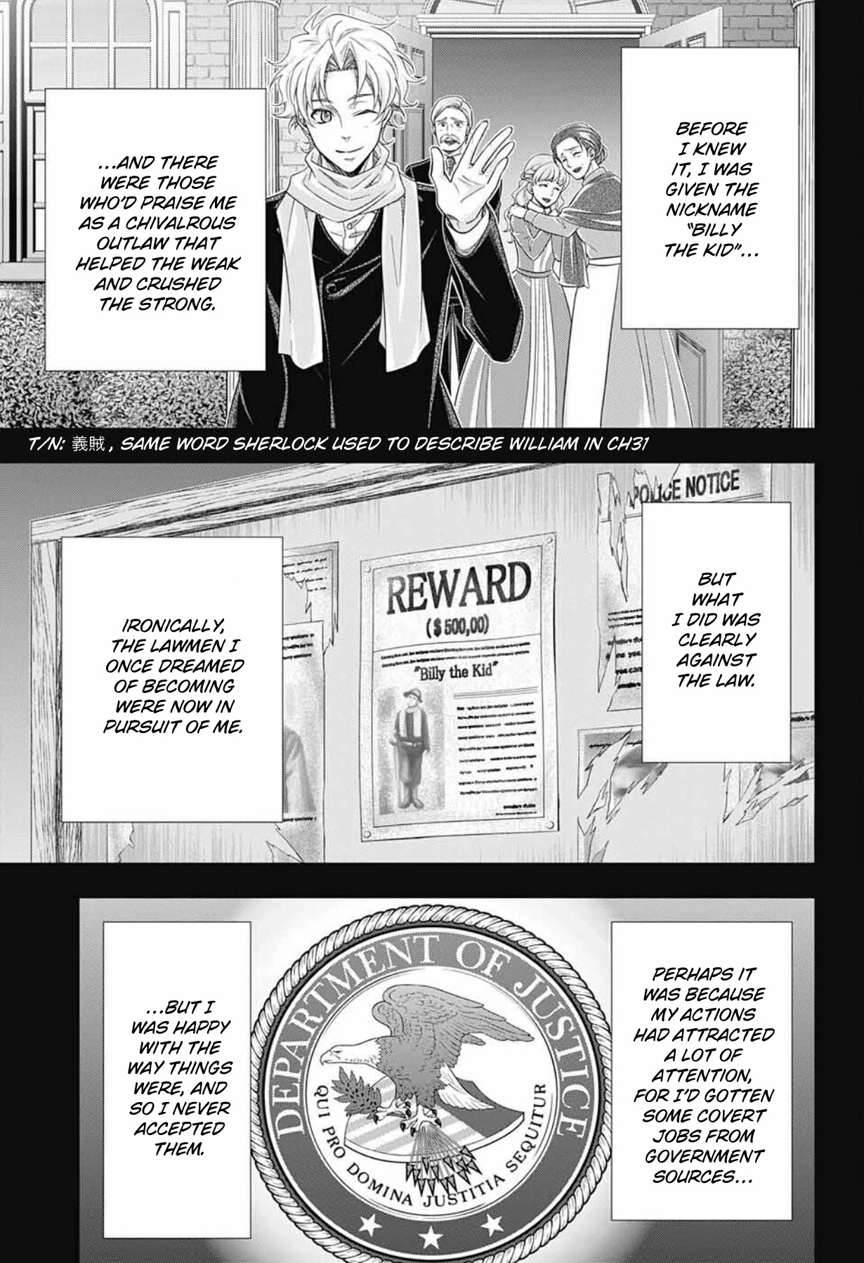Yukoku no Moriarty Chapter 69 page 17 - Chapter 69: The Valley of Fellows, Act 3