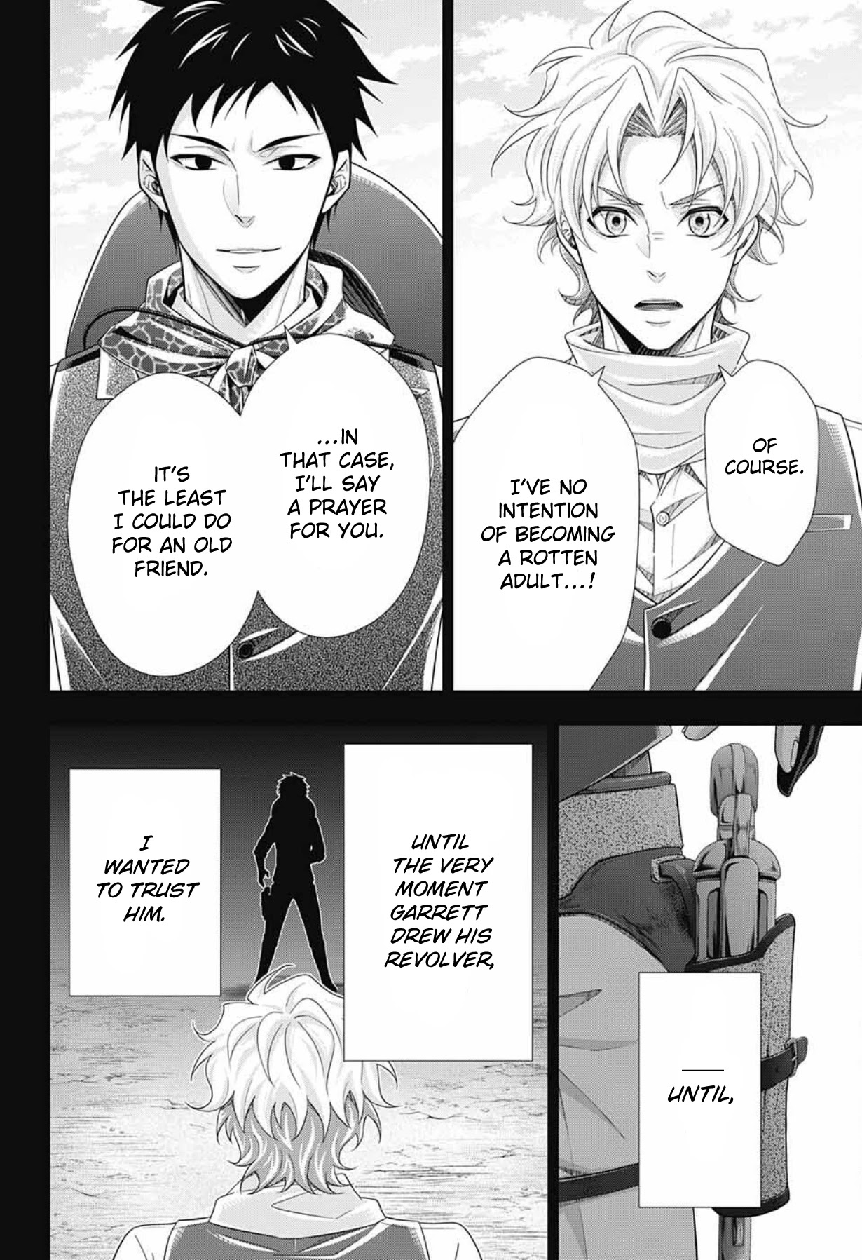 Yukoku no Moriarty Chapter 69 page 34 - Chapter 69: The Valley of Fellows, Act 3