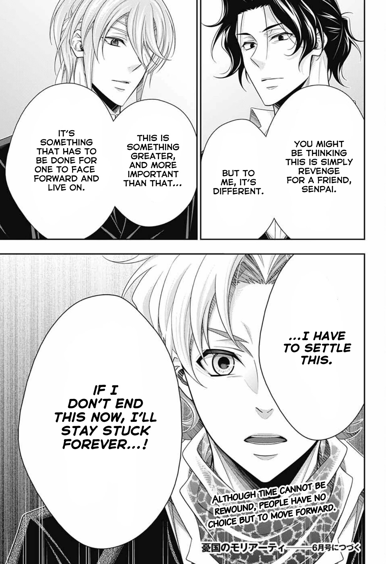 Yukoku no Moriarty Chapter 69 page 46 - Chapter 69: The Valley of Fellows, Act 3