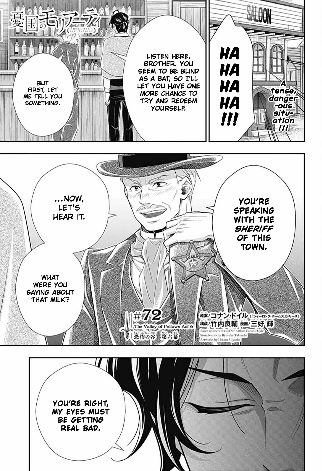 Yukoku no Moriarty Chapter 72 page 2 - Chapter 72: The Valley of Fellows, Act 6