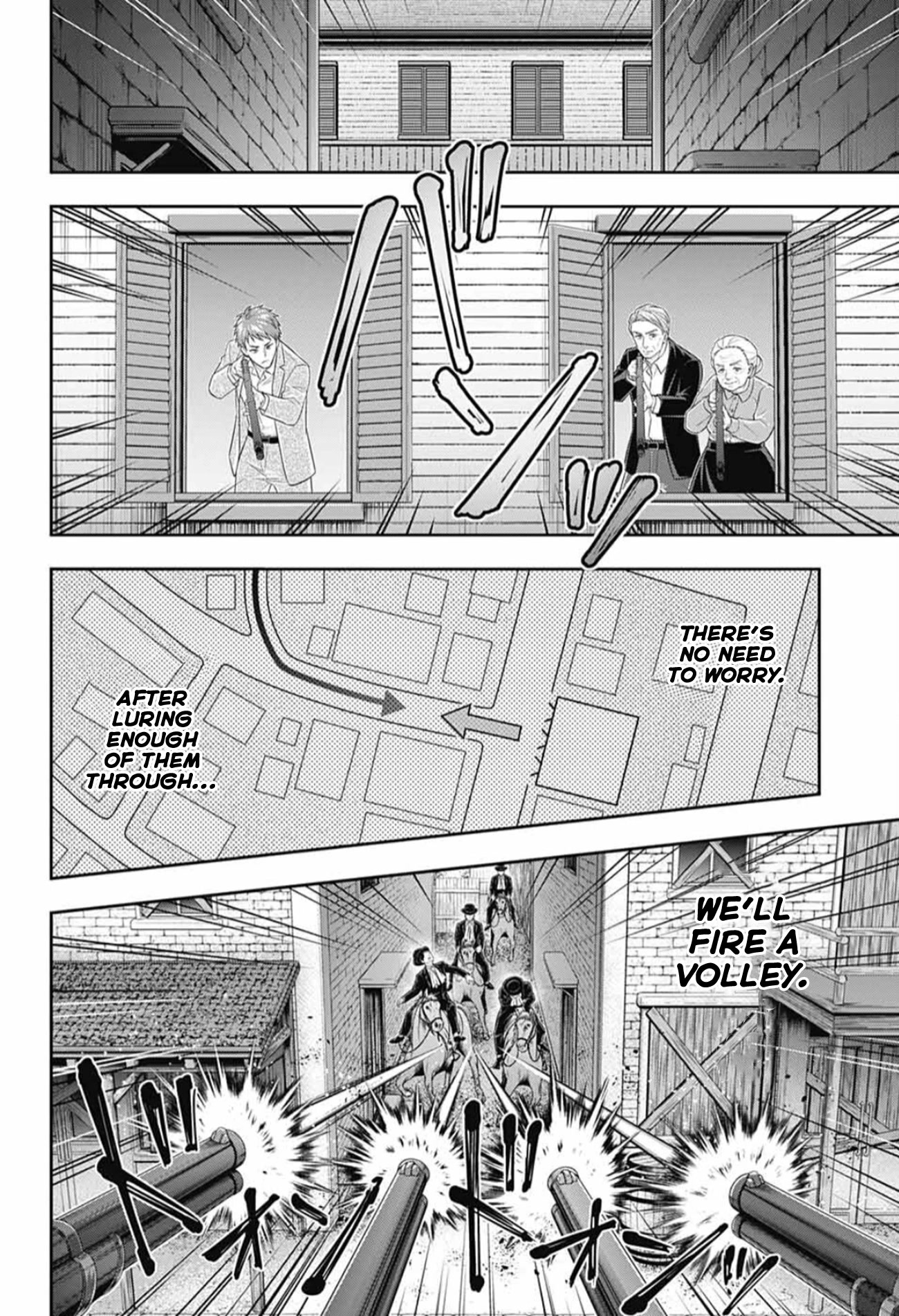 Yukoku no Moriarty Chapter 73 page 12 - Chapter 73: The Valley of Fellows: Act 7