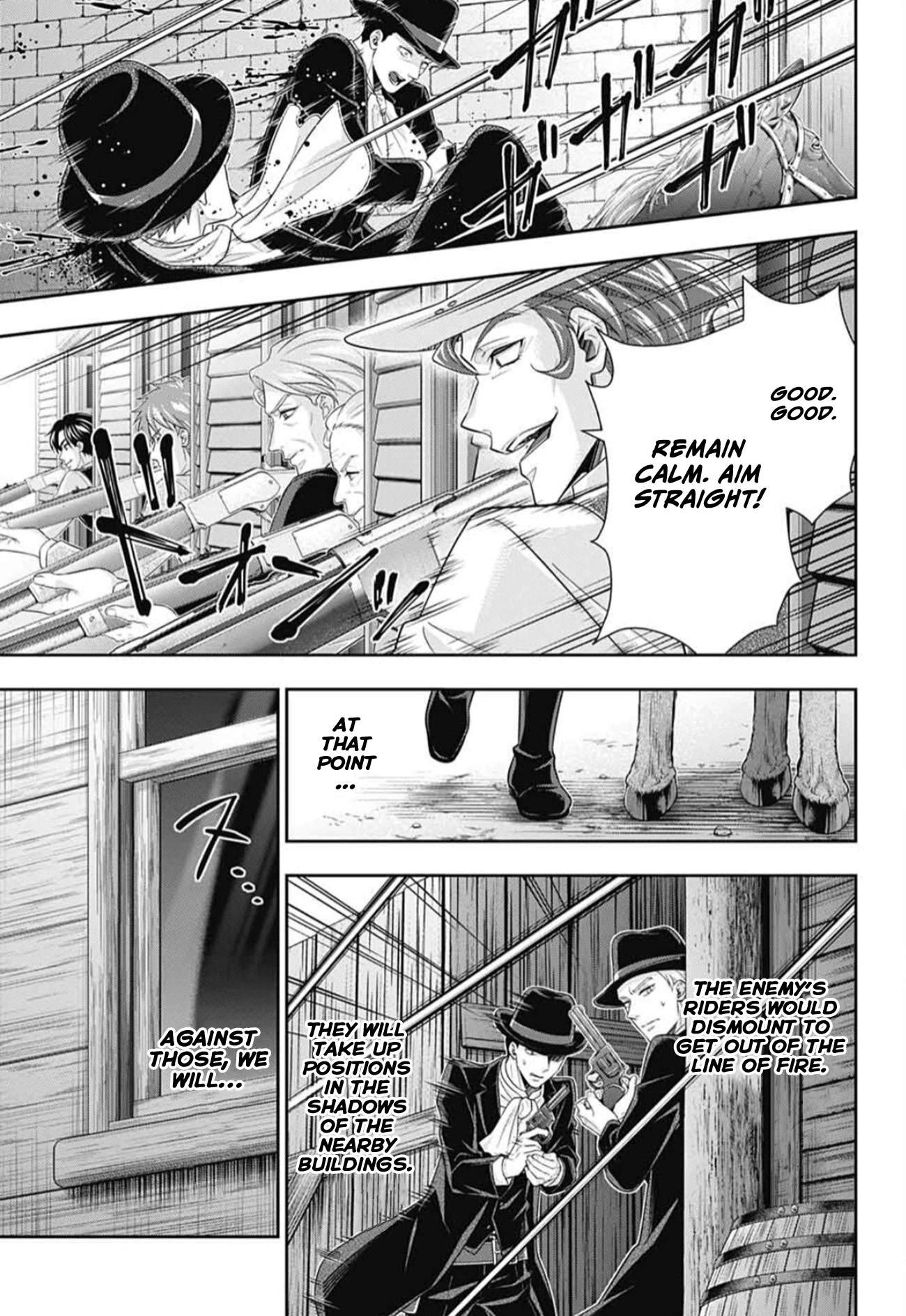 Yukoku no Moriarty Chapter 73 page 13 - Chapter 73: The Valley of Fellows: Act 7