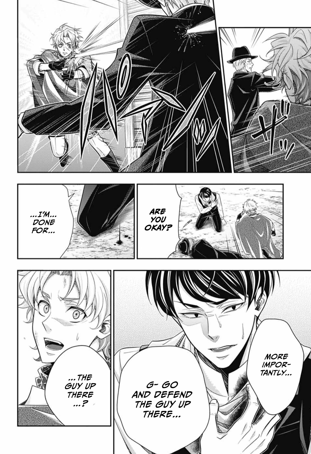 Yukoku no Moriarty Chapter 74 page 34 - Chapter 74: The Valley of Fellows: Act 8