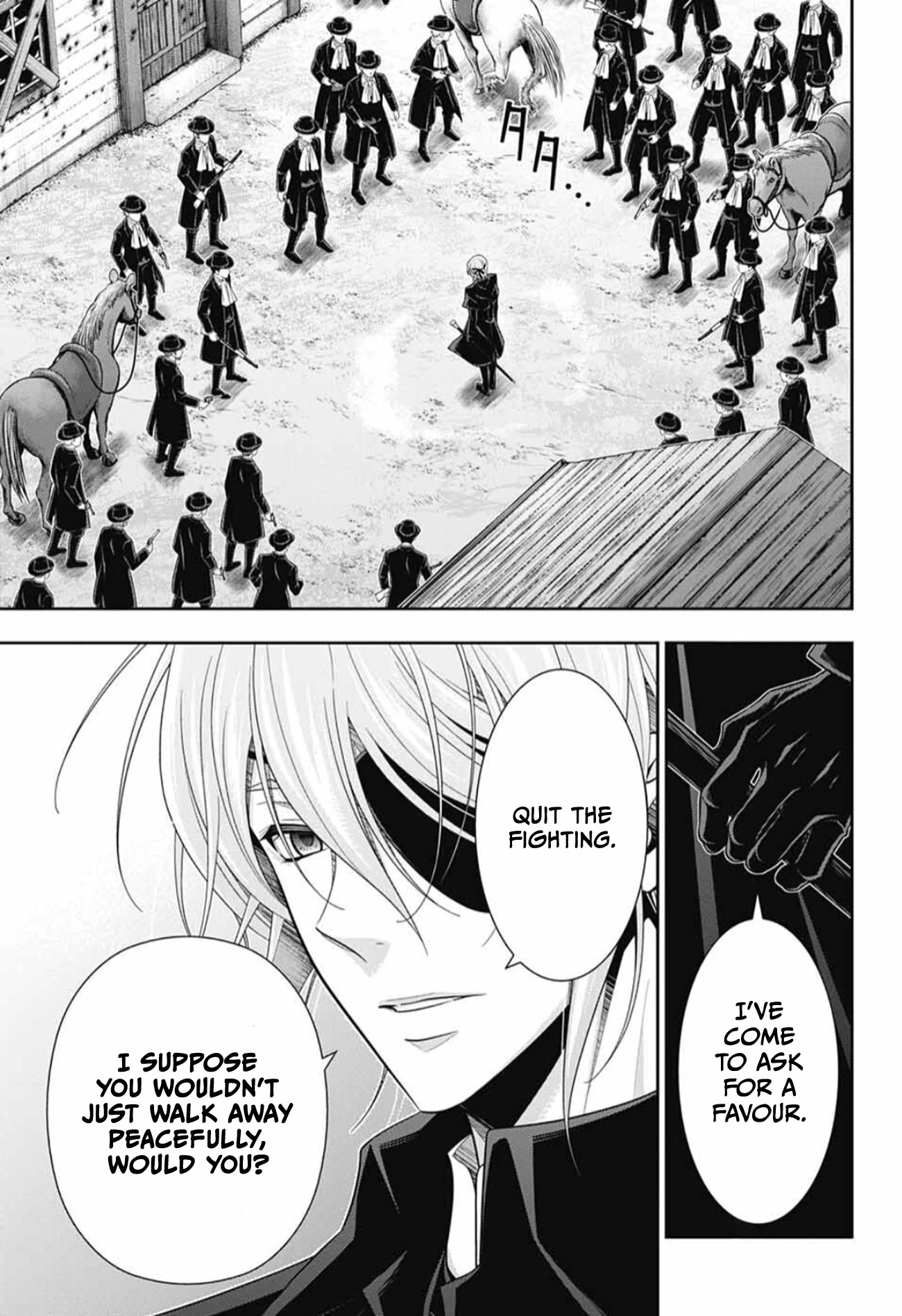 Yukoku no Moriarty Chapter 74 page 6 - Chapter 74: The Valley of Fellows: Act 8