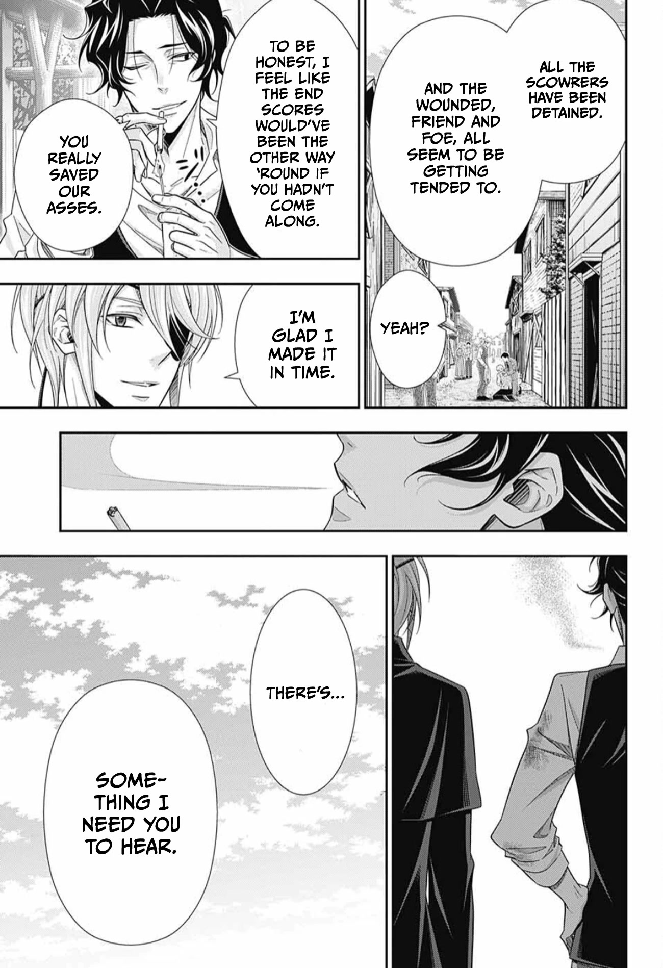 Yukoku no Moriarty Chapter 75 page 37 - Chapter 75: The Valley of Fellows: Act 9