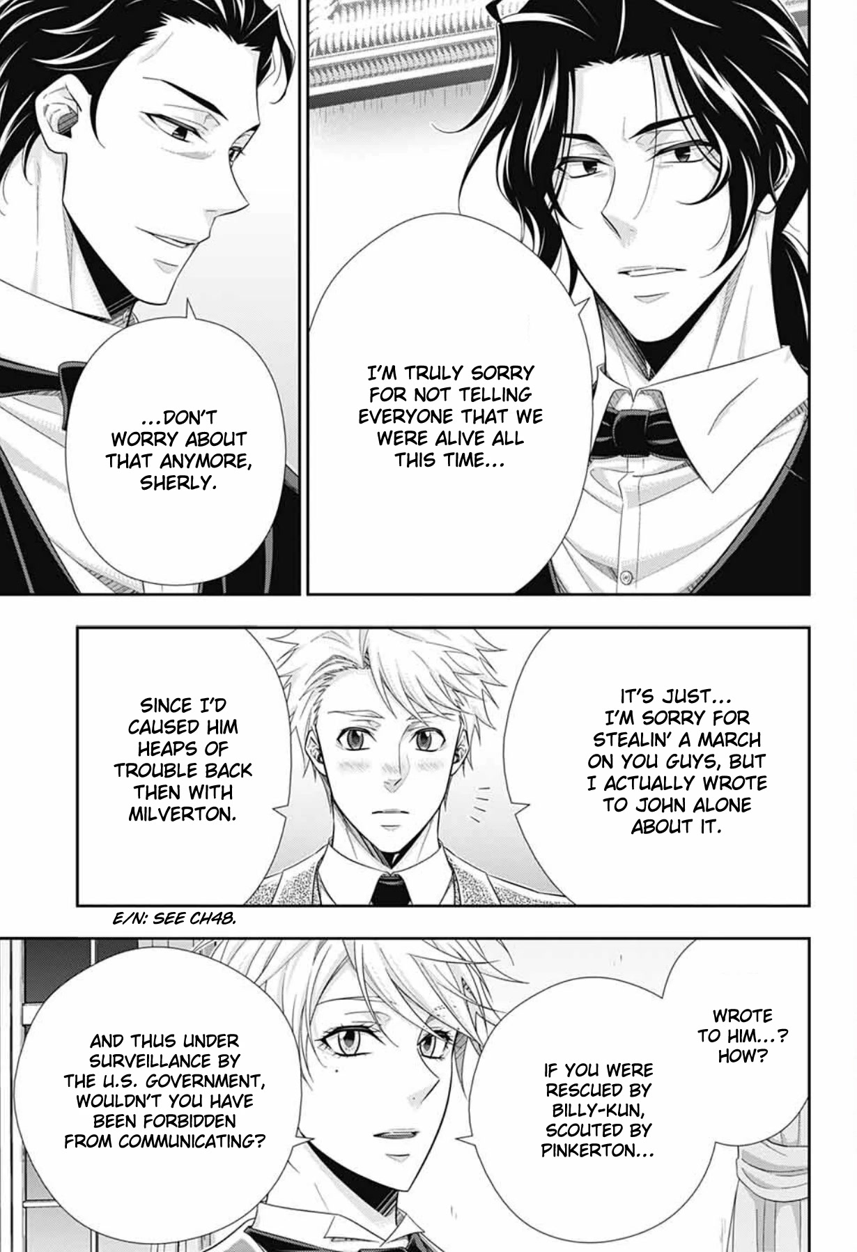 Yukoku no Moriarty Chapter 76 page 10 - Chapter 76: The Return of William and Sherlock. And Then...