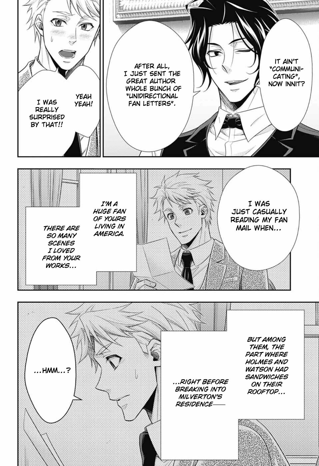 Yukoku no Moriarty Chapter 76 page 11 - Chapter 76: The Return of William and Sherlock. And Then...