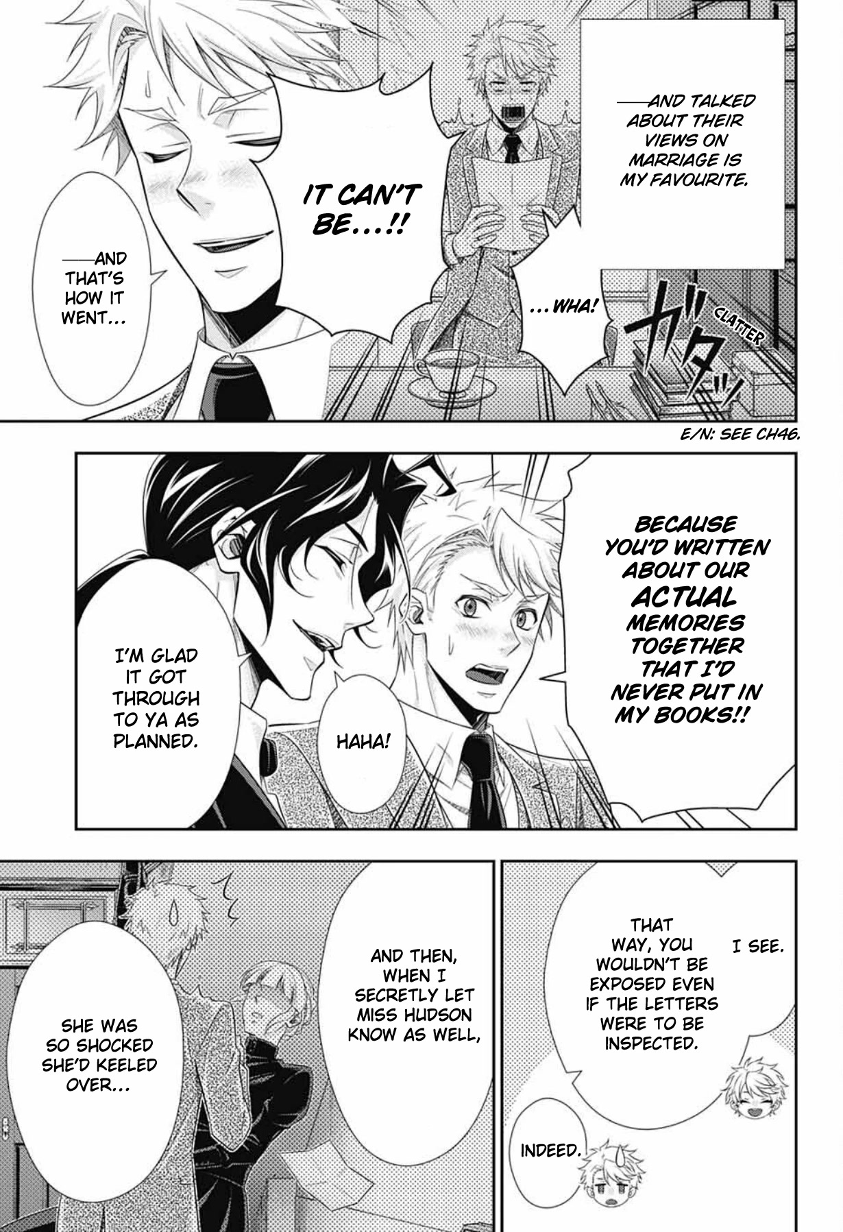 Yukoku no Moriarty Chapter 76 page 12 - Chapter 76: The Return of William and Sherlock. And Then...