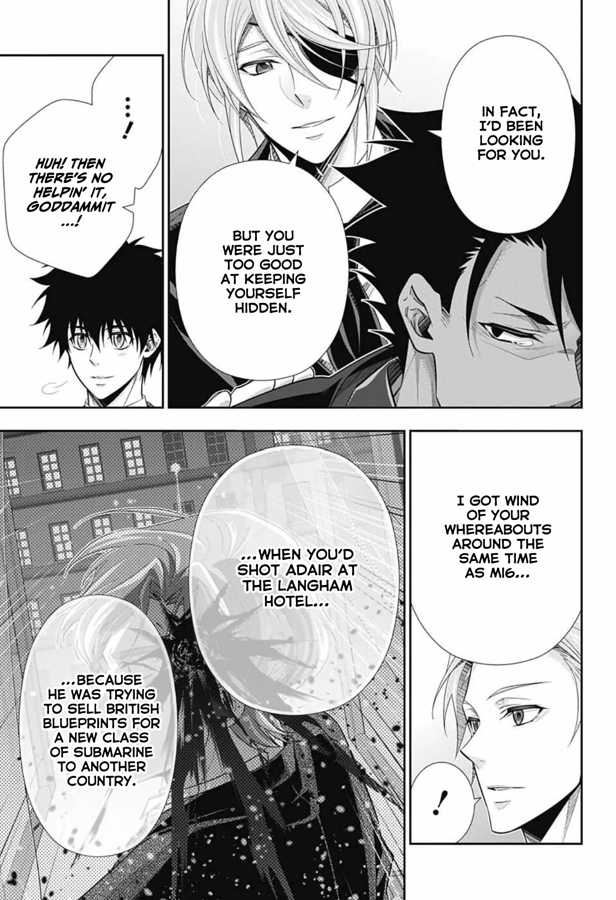 Yukoku no Moriarty Chapter 76 page 16 - Chapter 76: The Return of William and Sherlock. And Then...